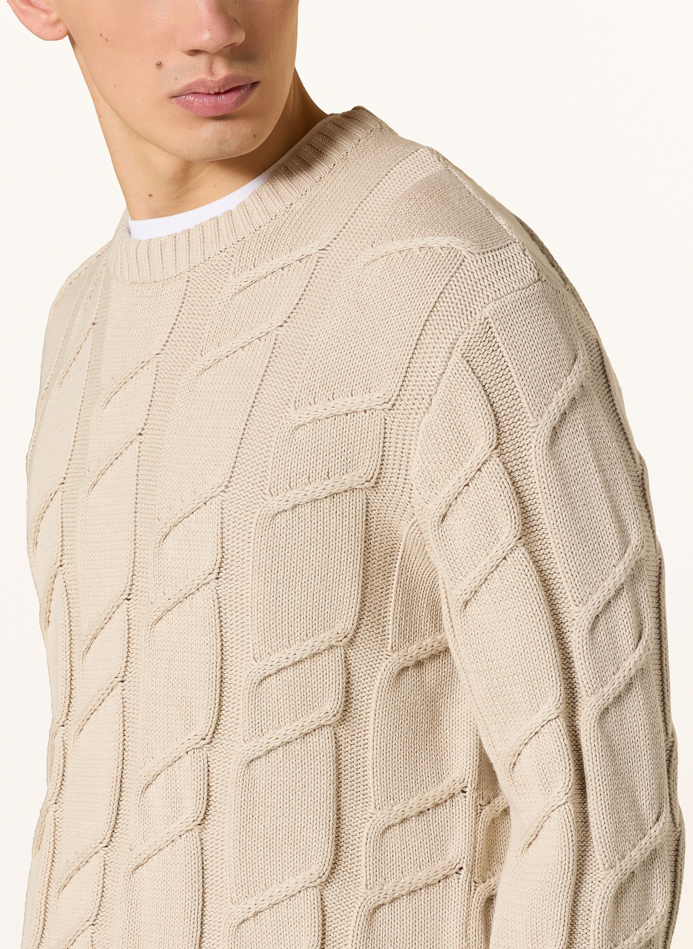 Thumbnail - Tommy Jeans Pullover beige