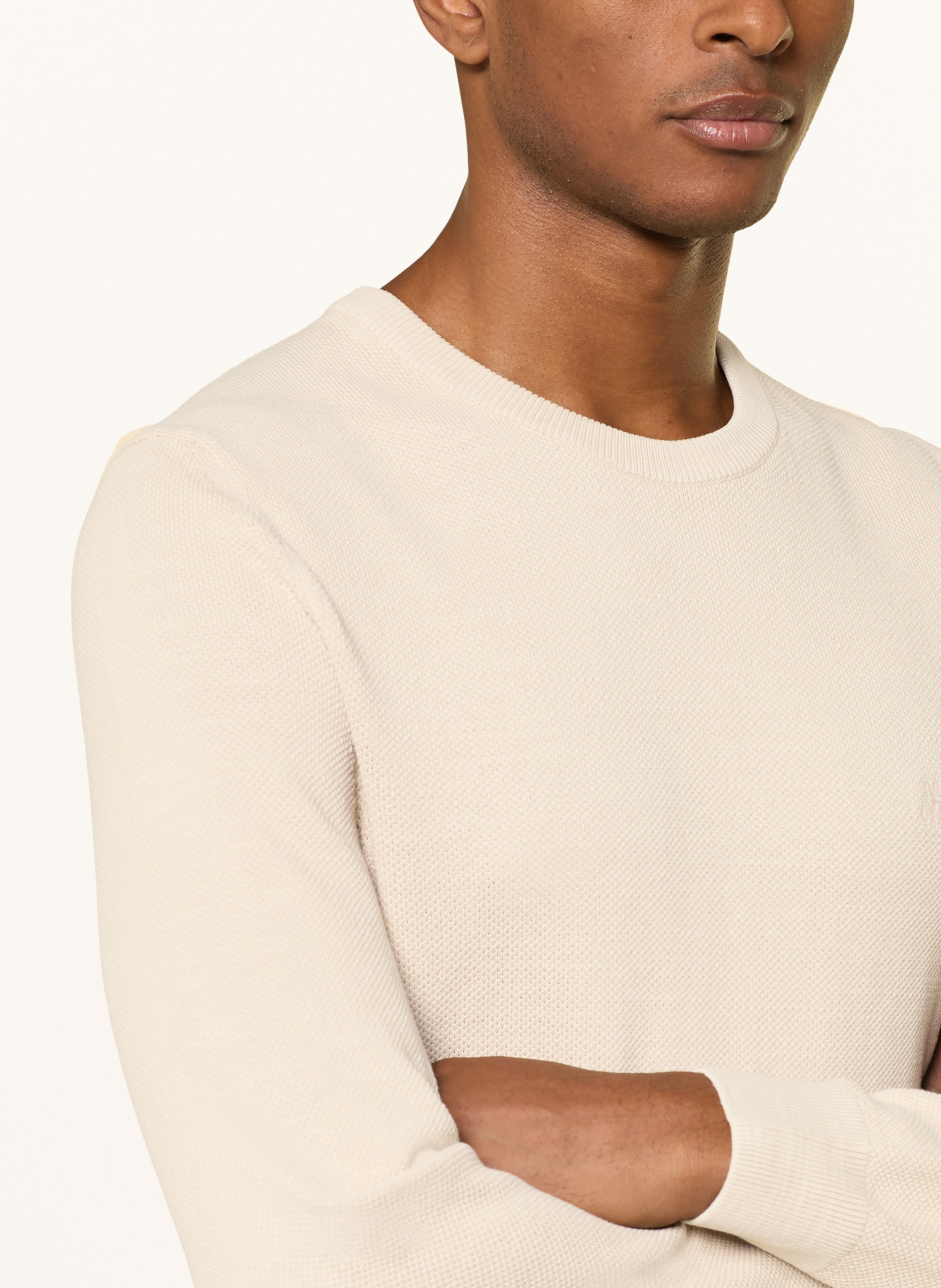 Thumbnail - Marc O'polo Piqué-Pullover beige