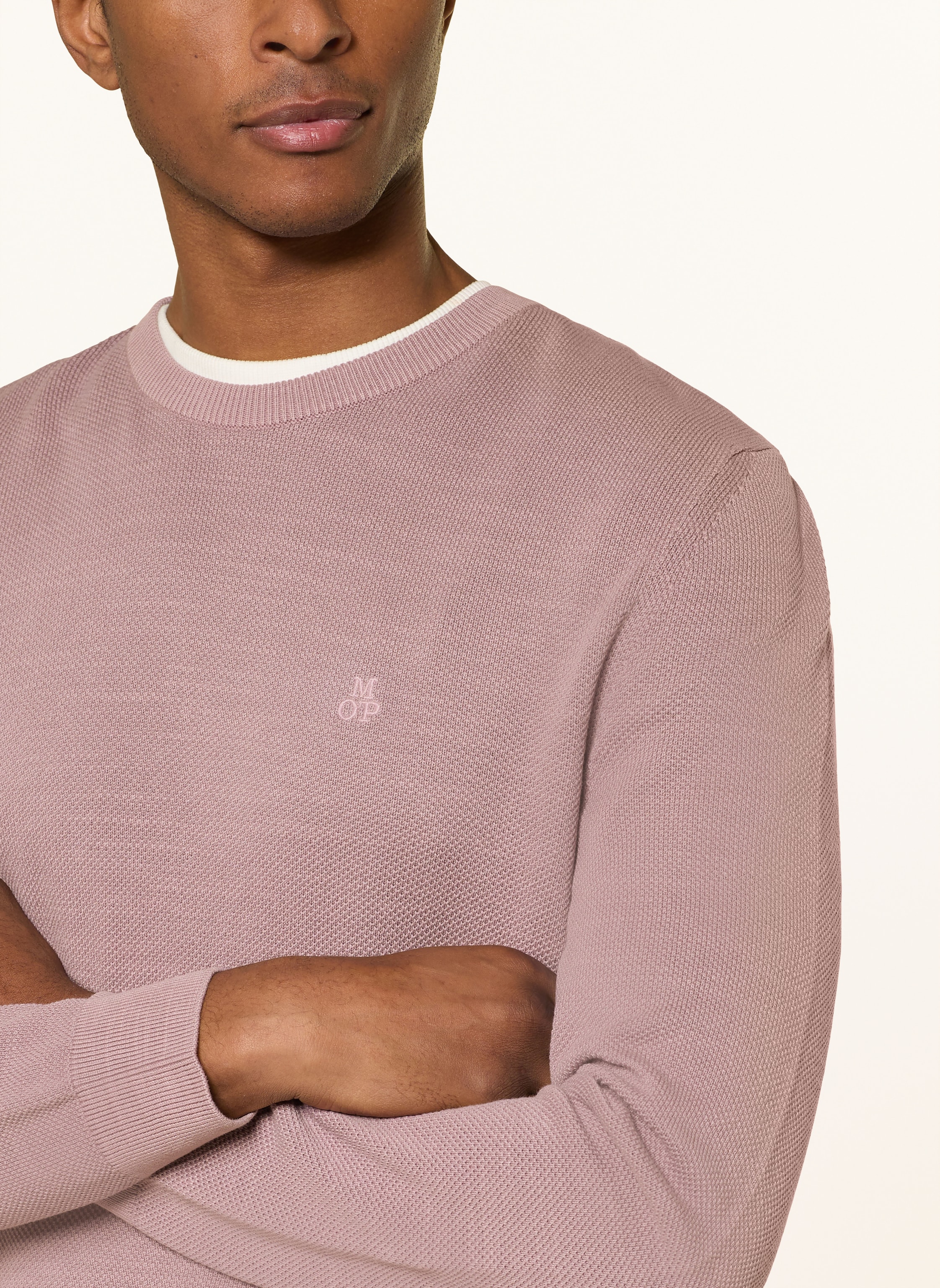 Thumbnail - Marc O'polo Piqué-Pullover rosa