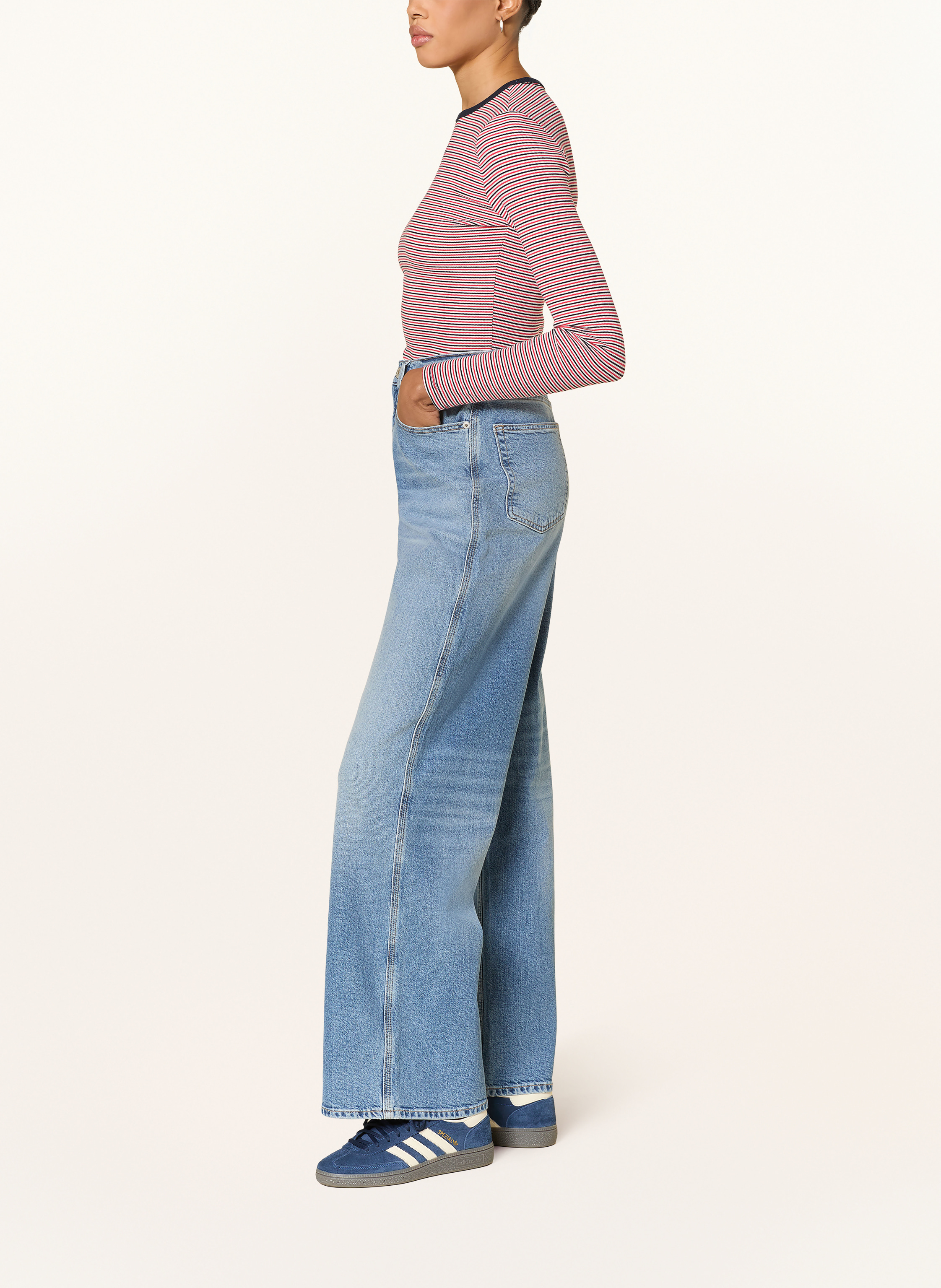 Thumbnail - Tommy Jeans Wide Leg Jeans Claire blau