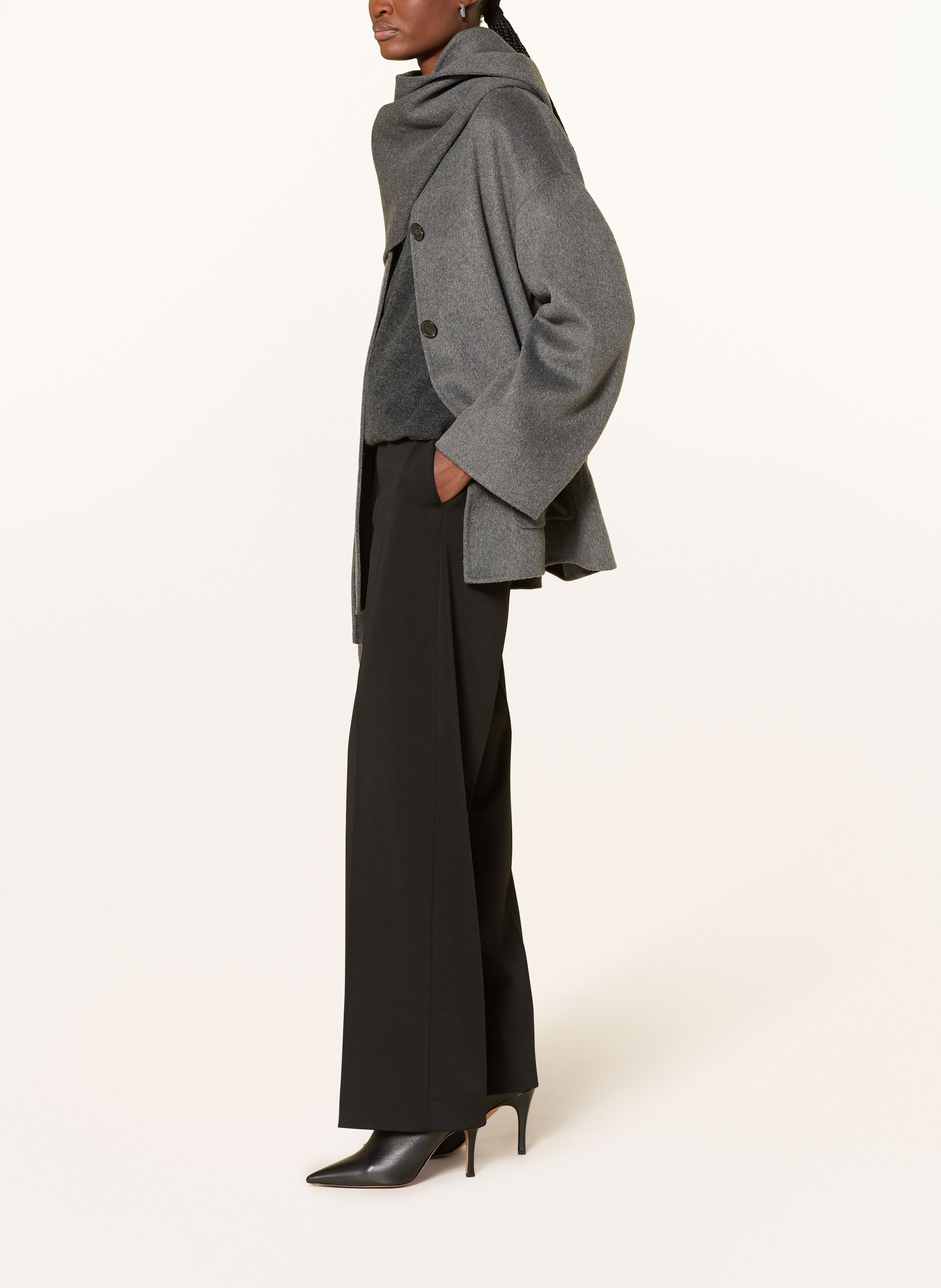 Thumbnail - Cinque Marlenehose Cisilasso Aus Jersey schwarz