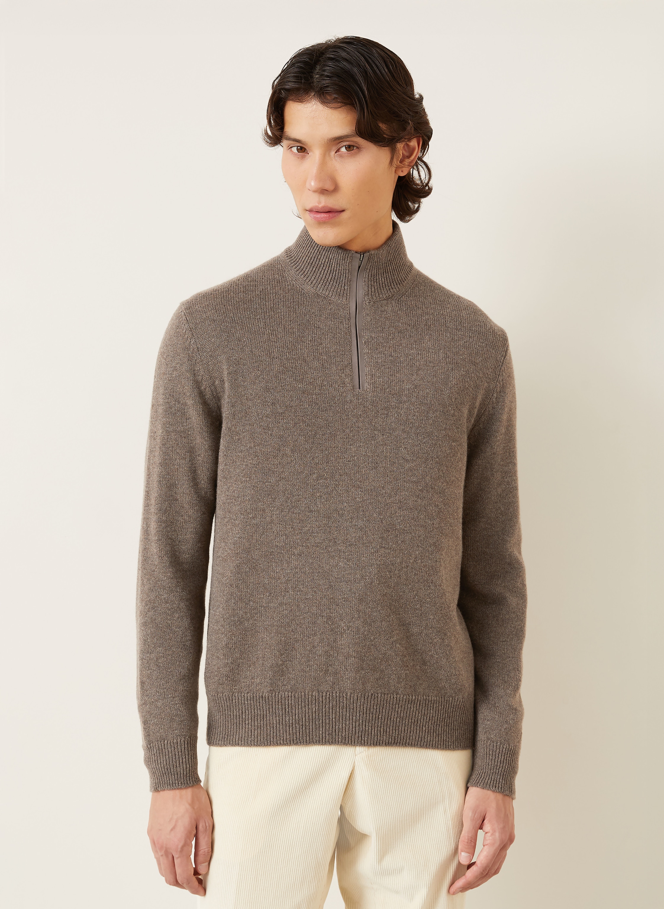 Thumbnail - Agnona Cashmere-Troyer beige