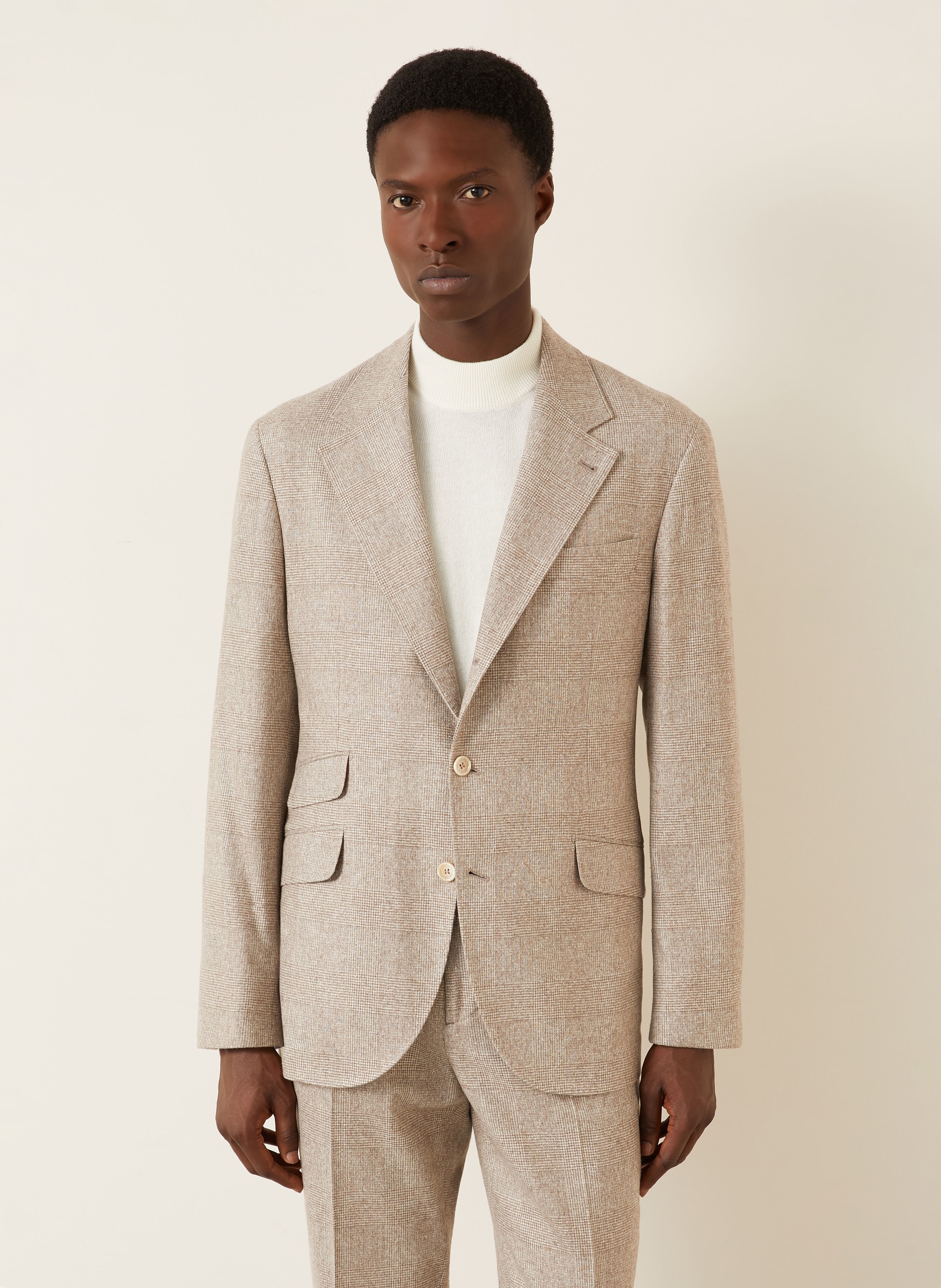 Thumbnail - Brunello Cucinelli Anzug Slim Fit beige