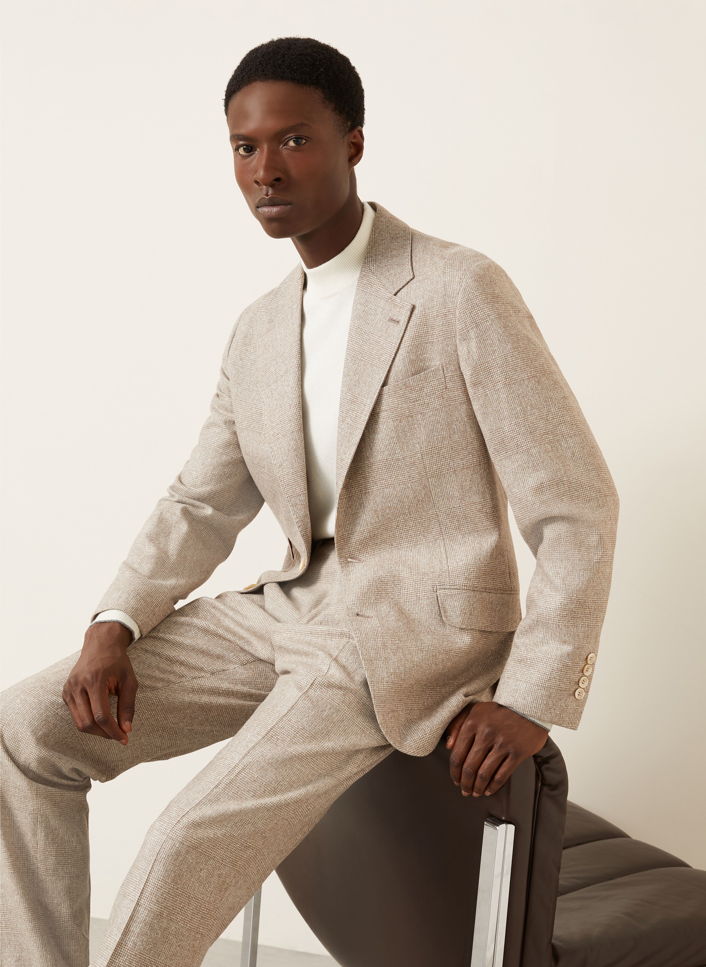 Thumbnail - Brunello Cucinelli Anzug Slim Fit beige