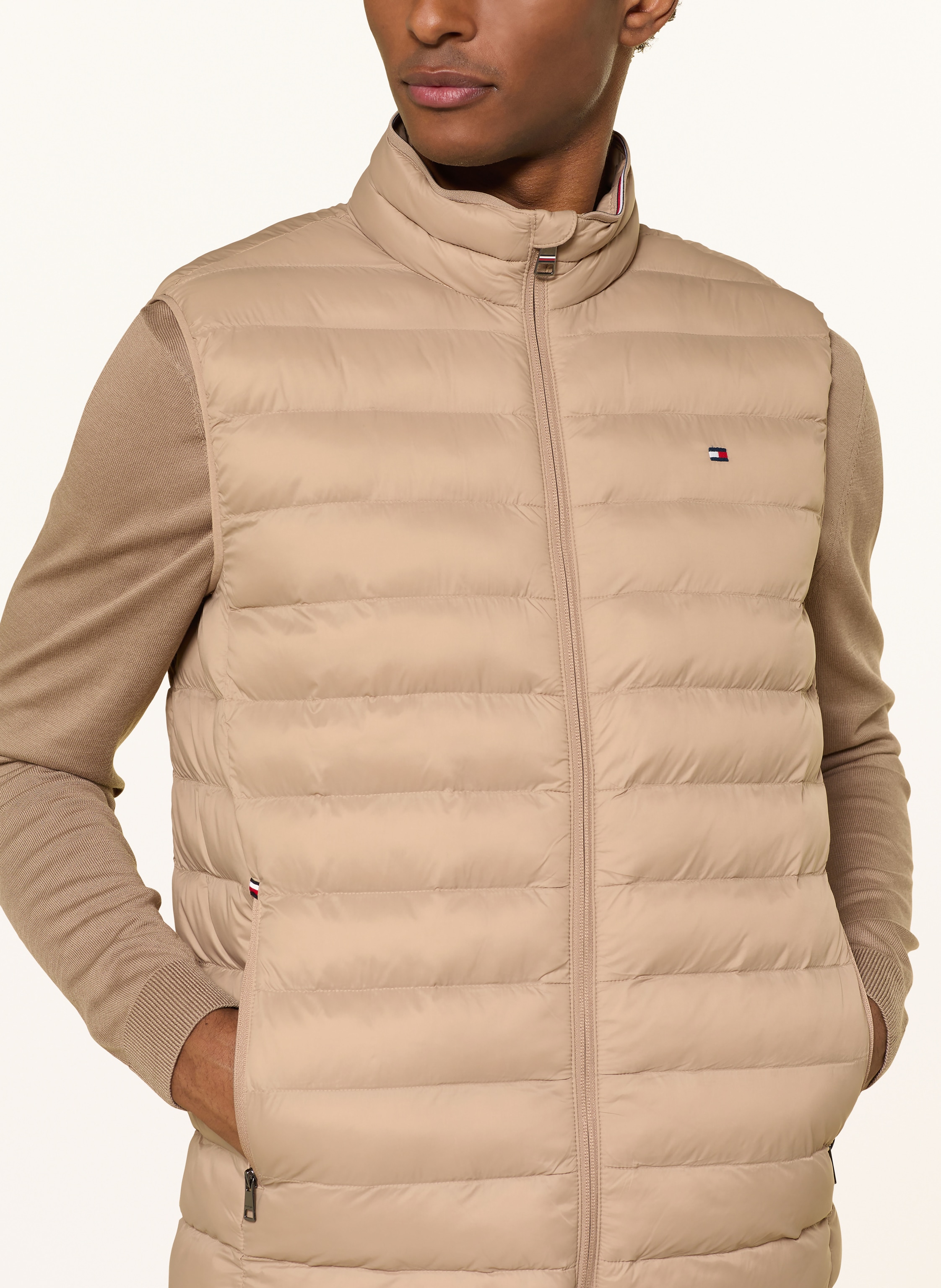 Thumbnail - Tommy Hilfiger Steppweste beige
