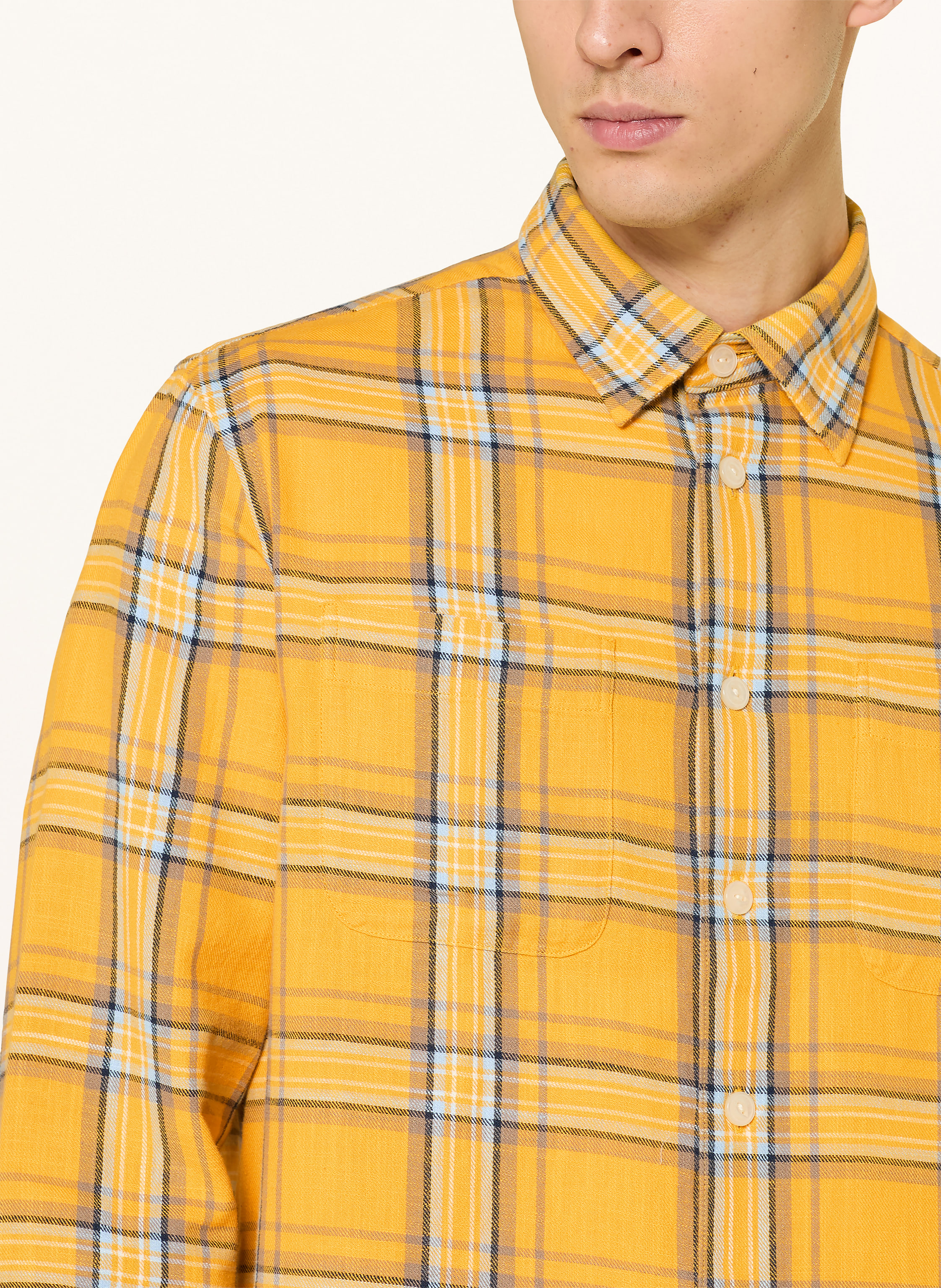 Thumbnail - Tommy Hilfiger Hemd Relaxed Fit gelb