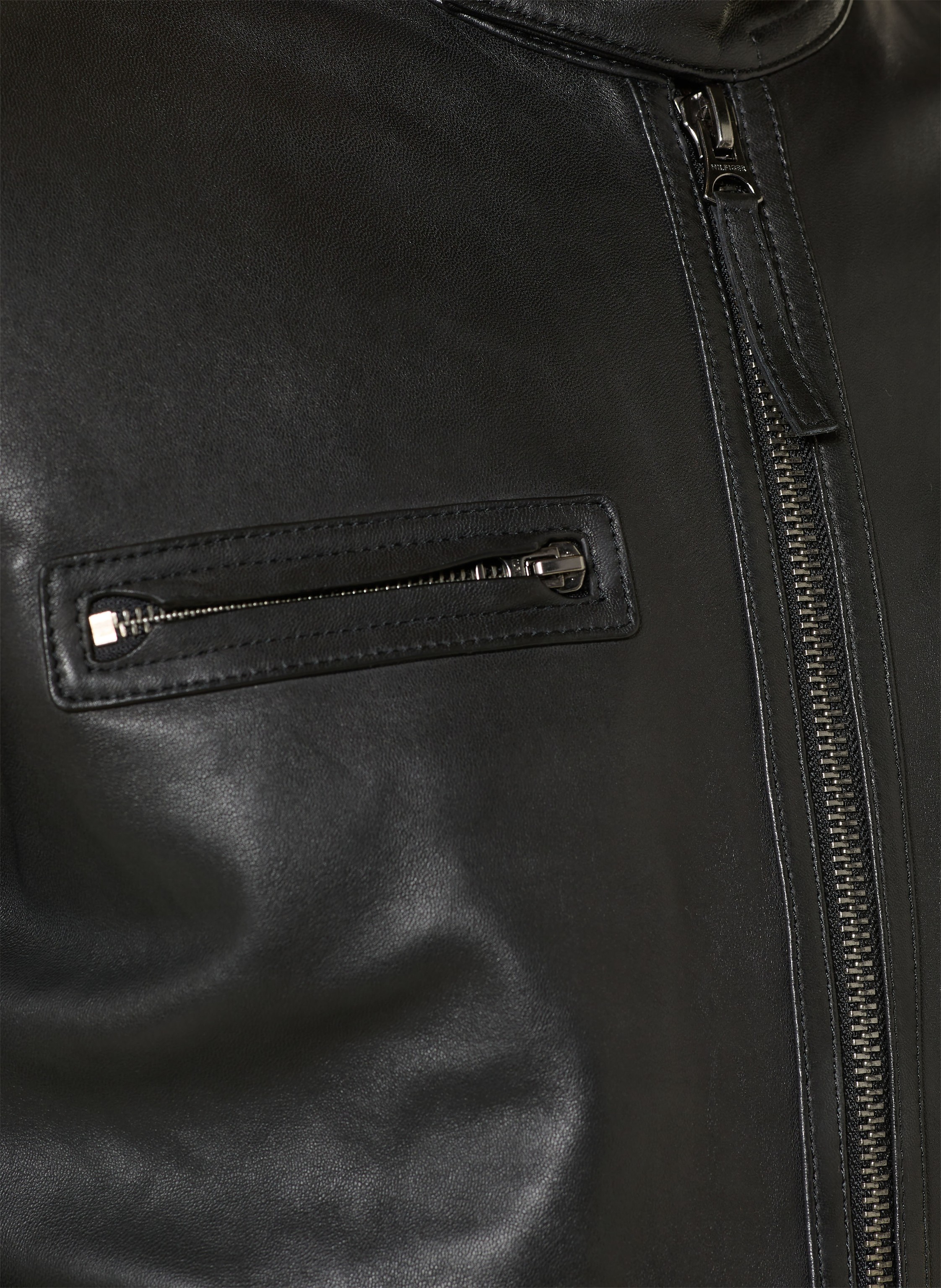 Thumbnail - Tommy Hilfiger Lederjacke schwarz