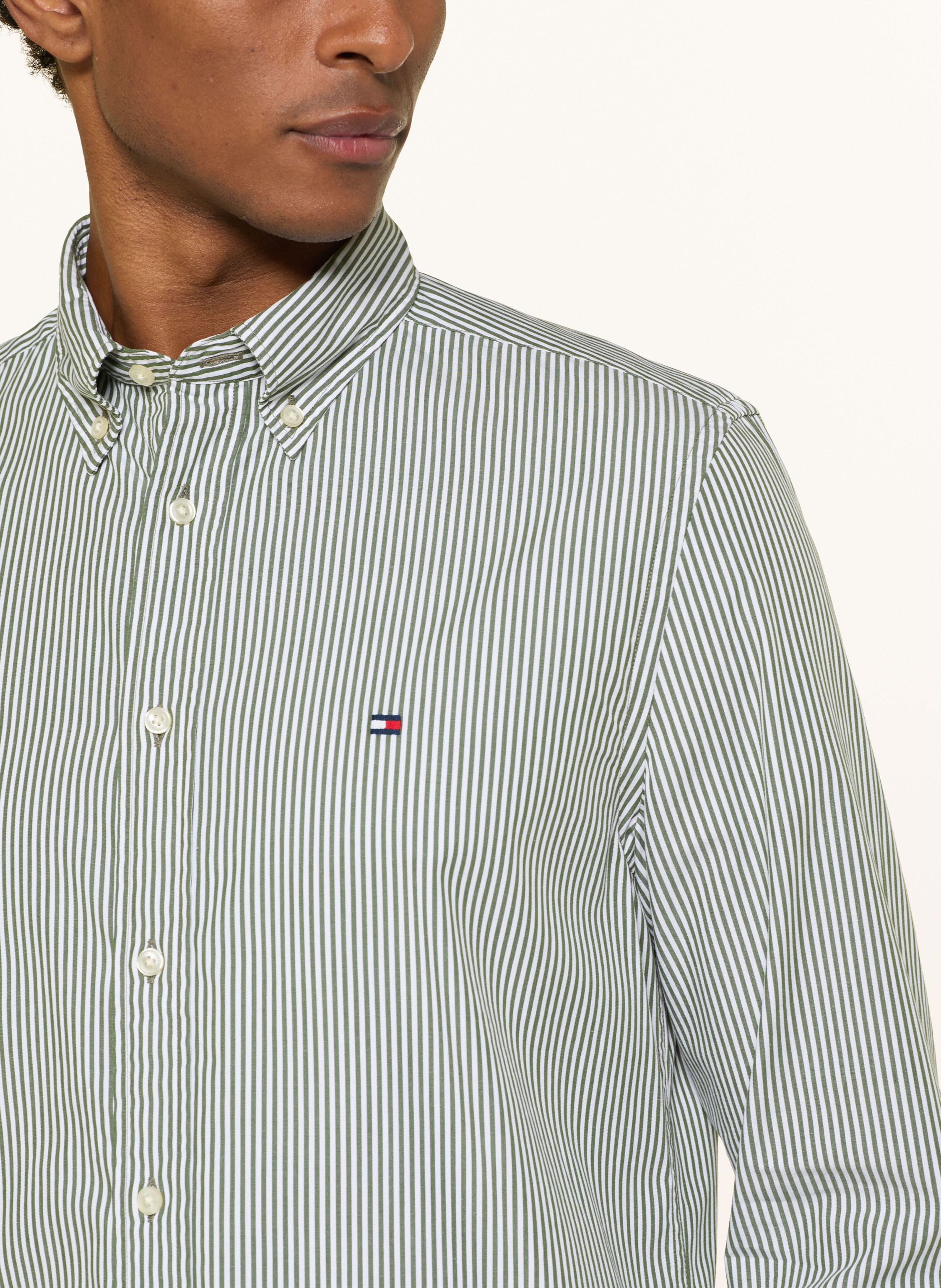 Thumbnail - Tommy Hilfiger Hemd Regular Fit gruen