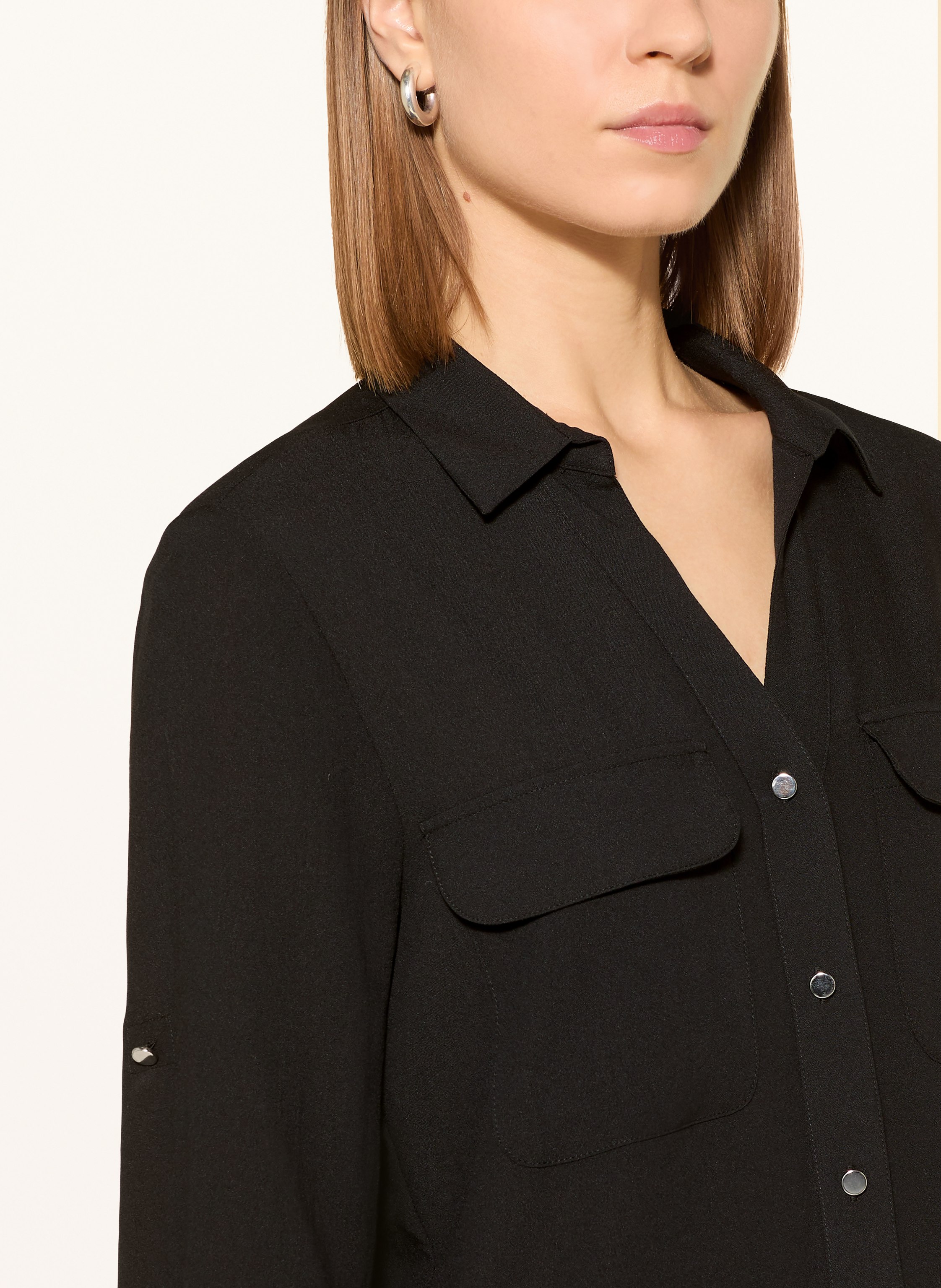 Thumbnail - More & More Hemdbluse Mit 3/4-Arm schwarz