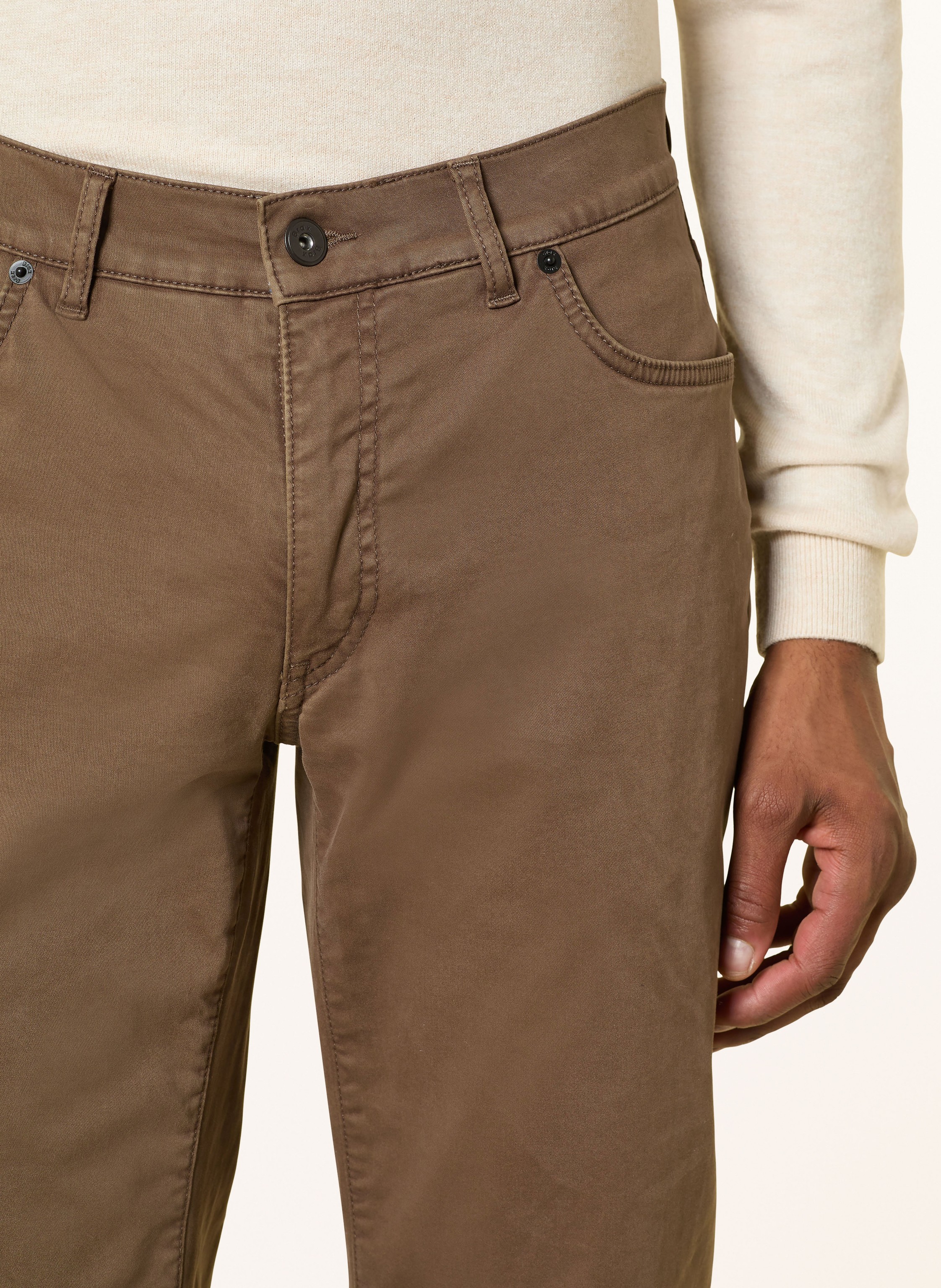 Thumbnail - Brax Hose Cadiz Straight Fit braun