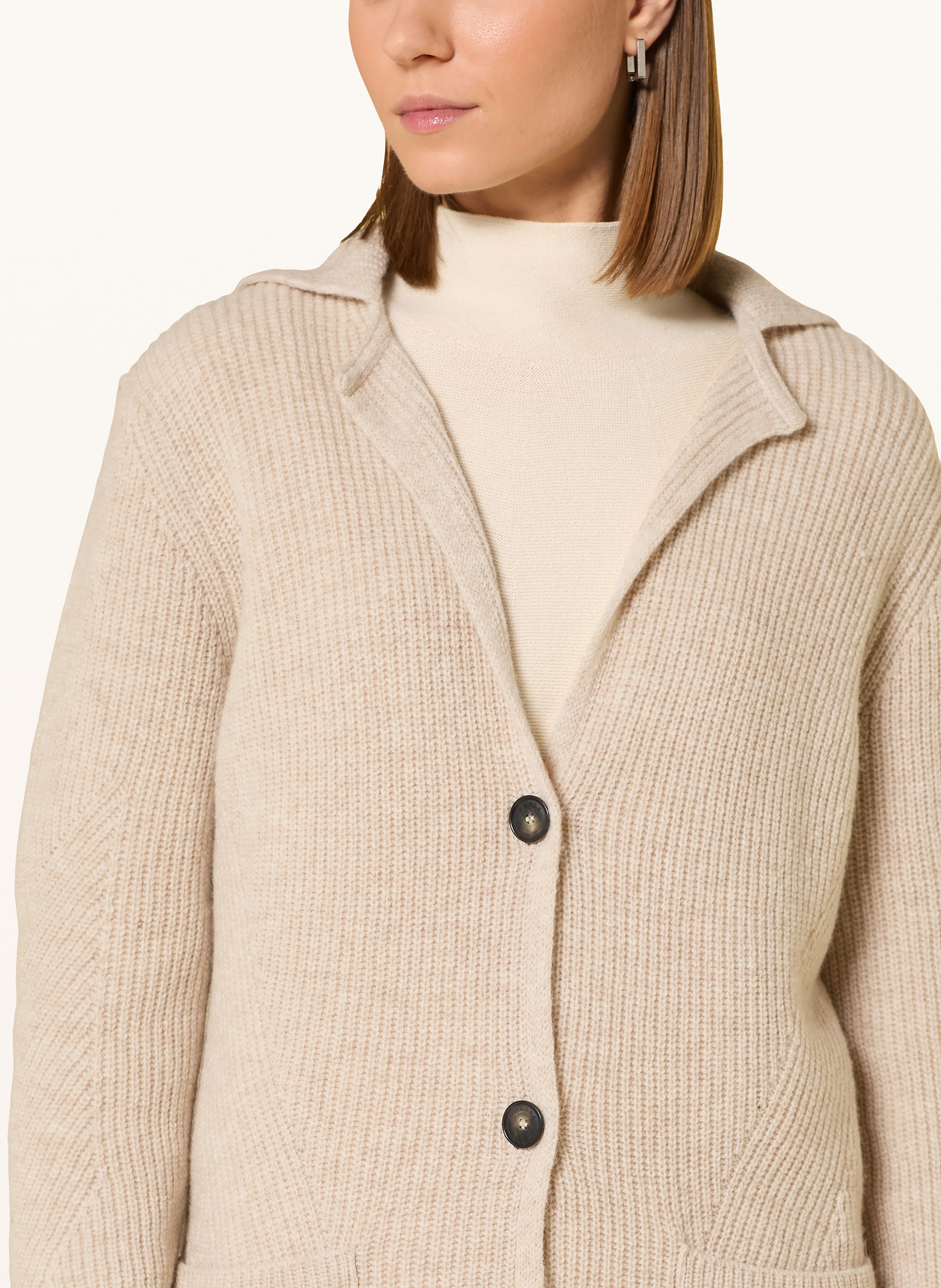 Thumbnail - Maerz Muenchen Strickjacke beige