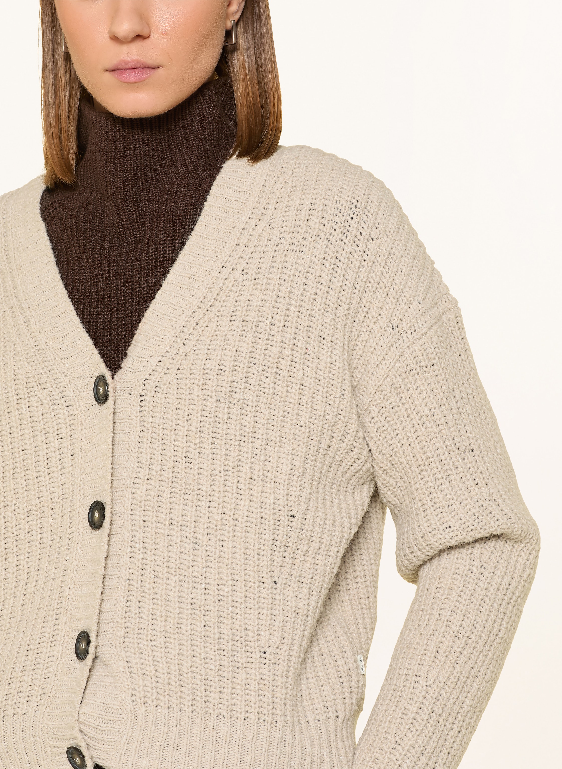 Thumbnail - Maerz Muenchen Strickjacke beige