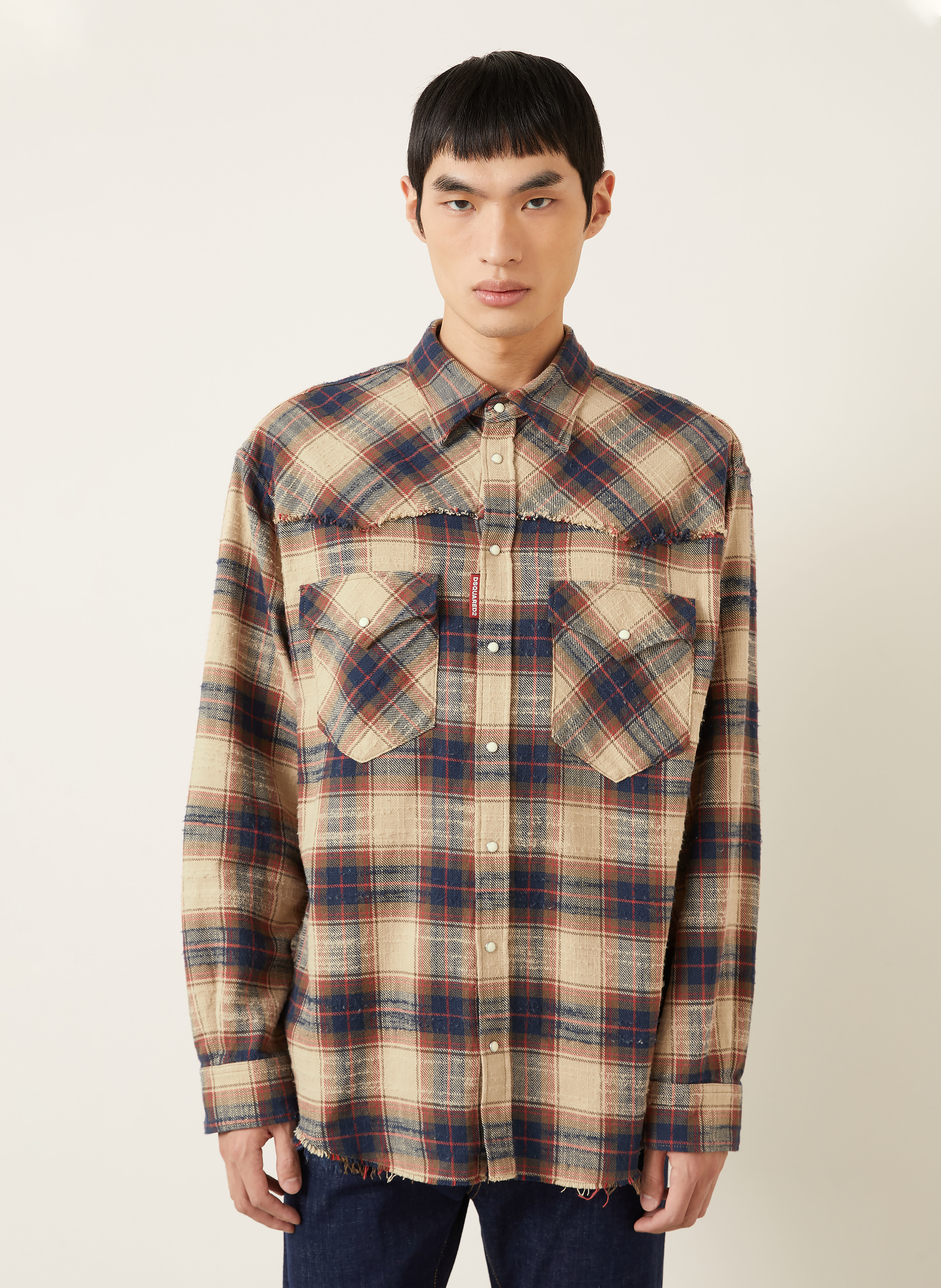 Thumbnail - dsquared2 Hemd beige