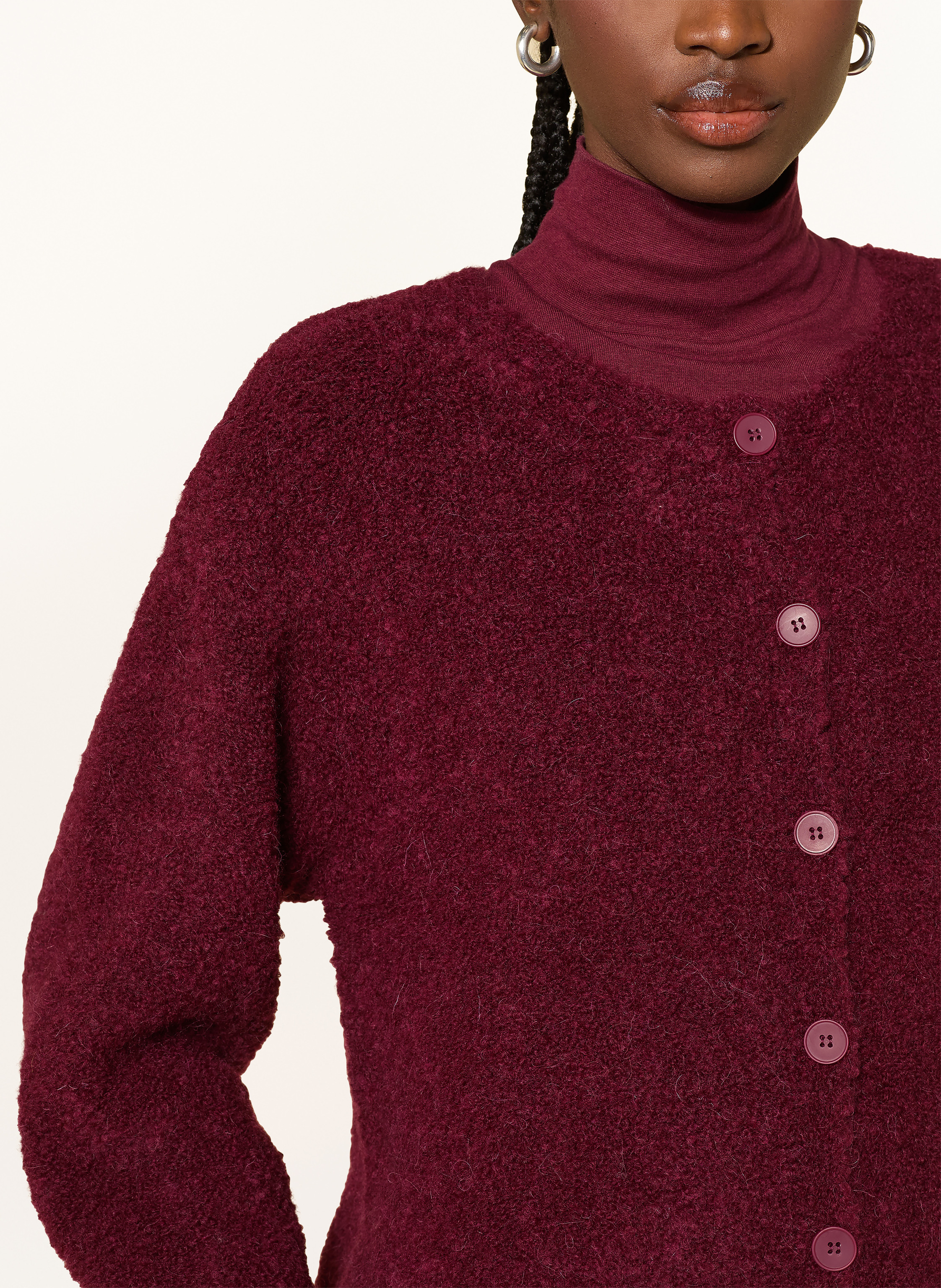 Thumbnail - American Vintage Strickjacke Zolly rot