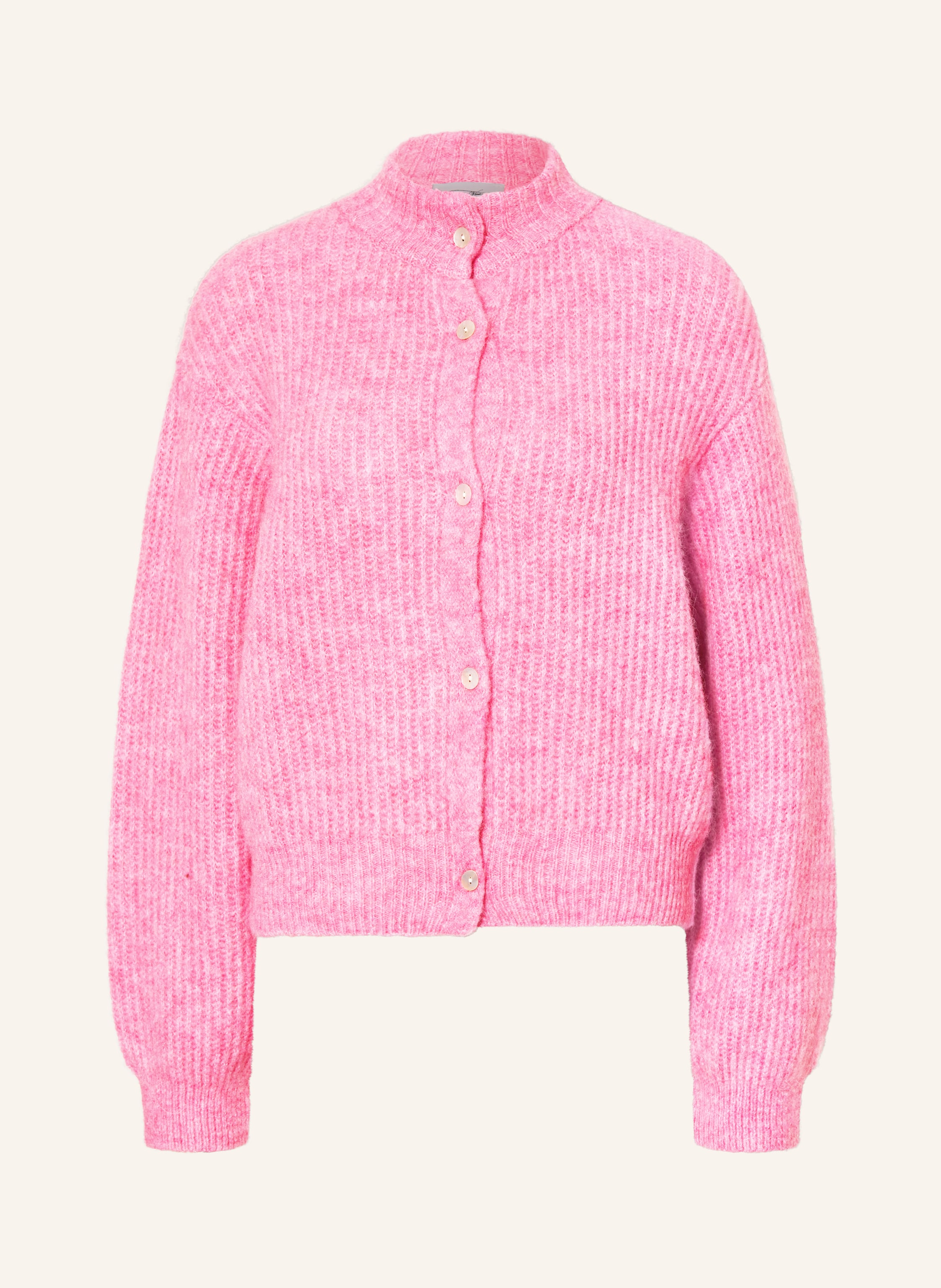 American Vintage Strickjacke East Mit Alpaka pink
