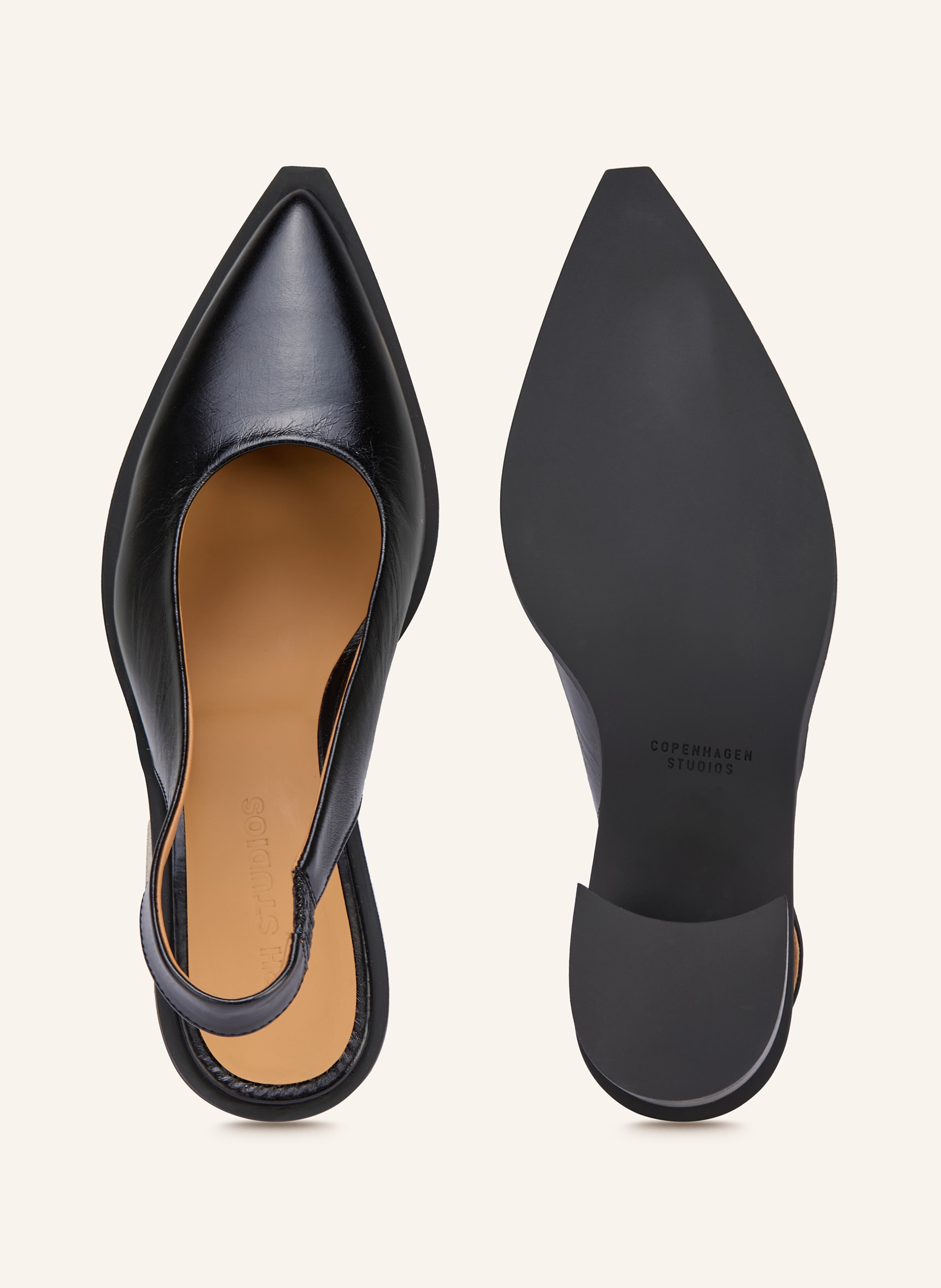 Thumbnail - Copenhagen Studios Slingpumps cph431 schwarz