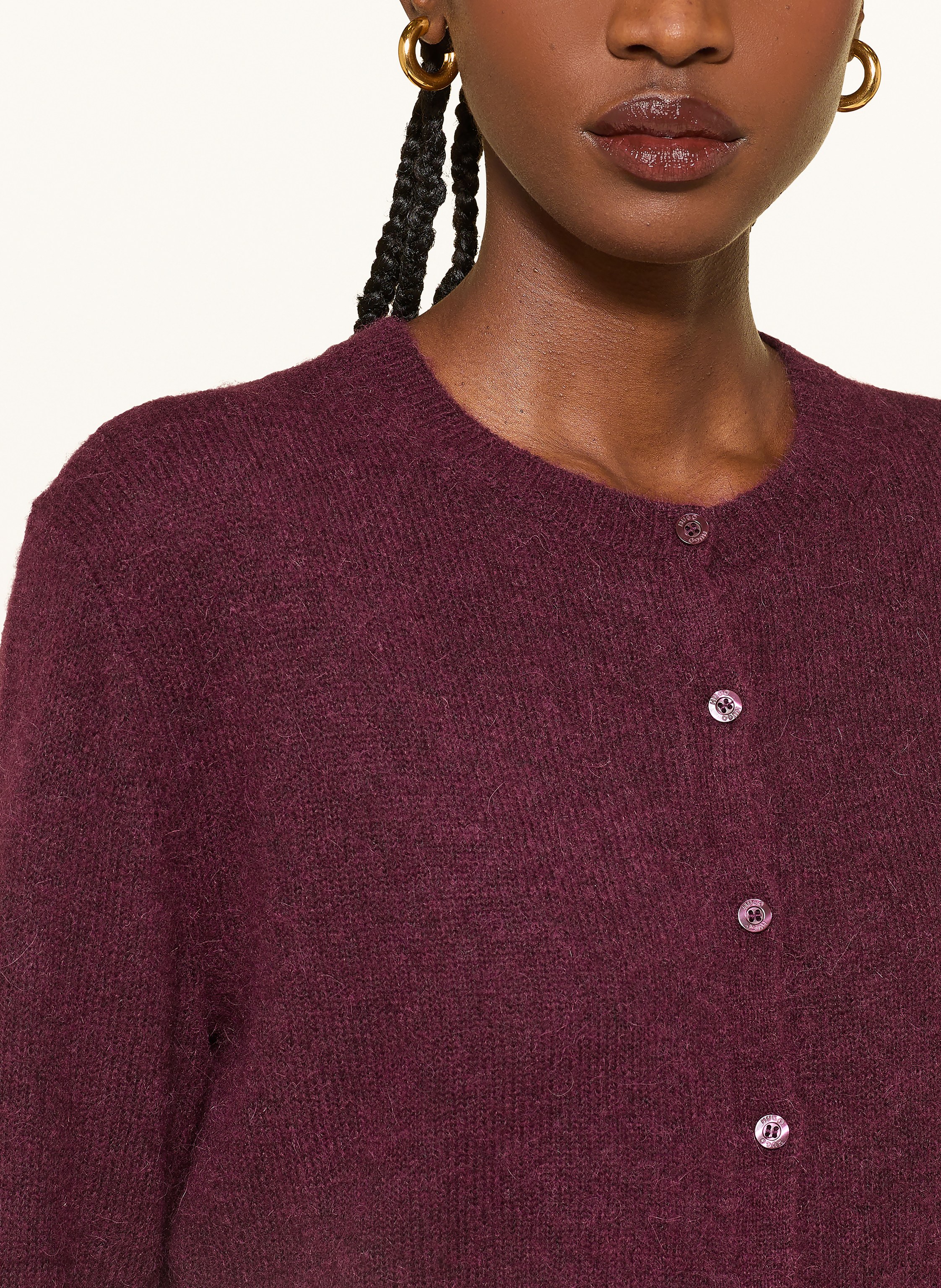 Thumbnail - Hugo Strickjacke Stefbra rot