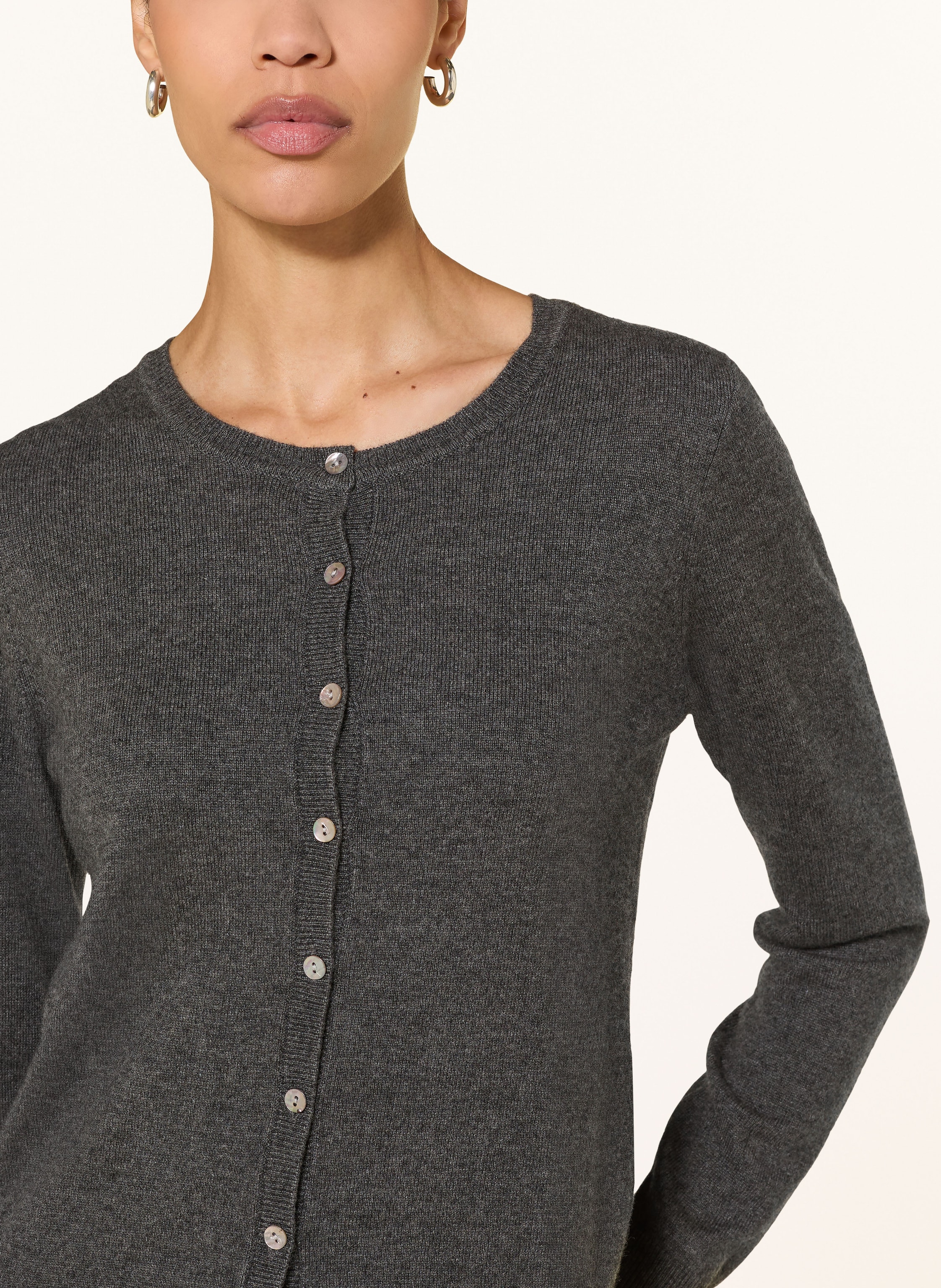 Thumbnail - Rosemunde Strickjacke Sofia grau