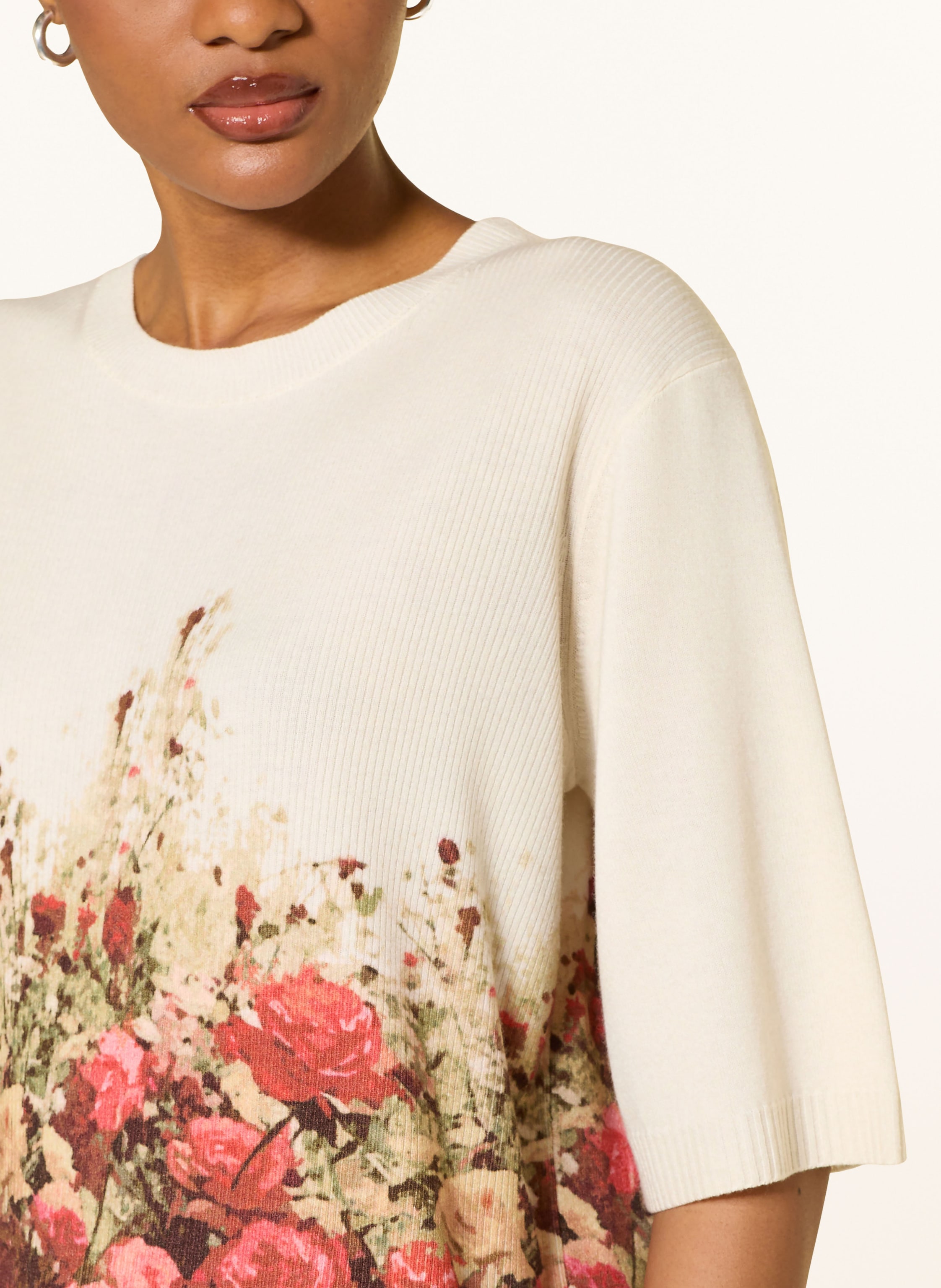 Thumbnail - Bogner Strickshirt Helly Mit 3/4-Arm beige