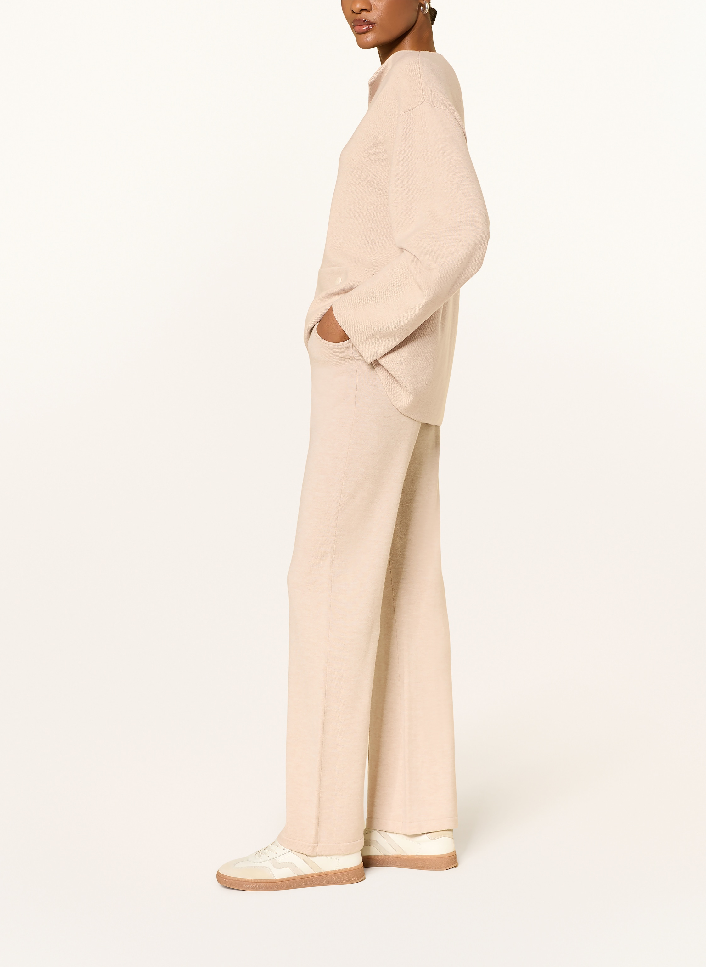 Thumbnail - Bogner Strickhose Dasha beige