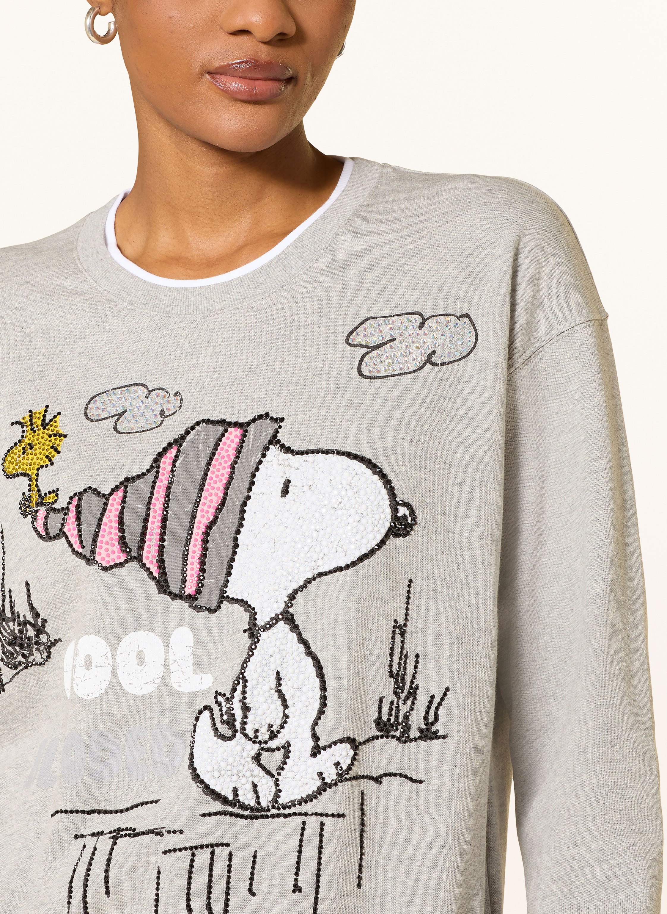 Thumbnail - Princess Goes Hollywood Sweatshirt Mit Schmucksteinen grau