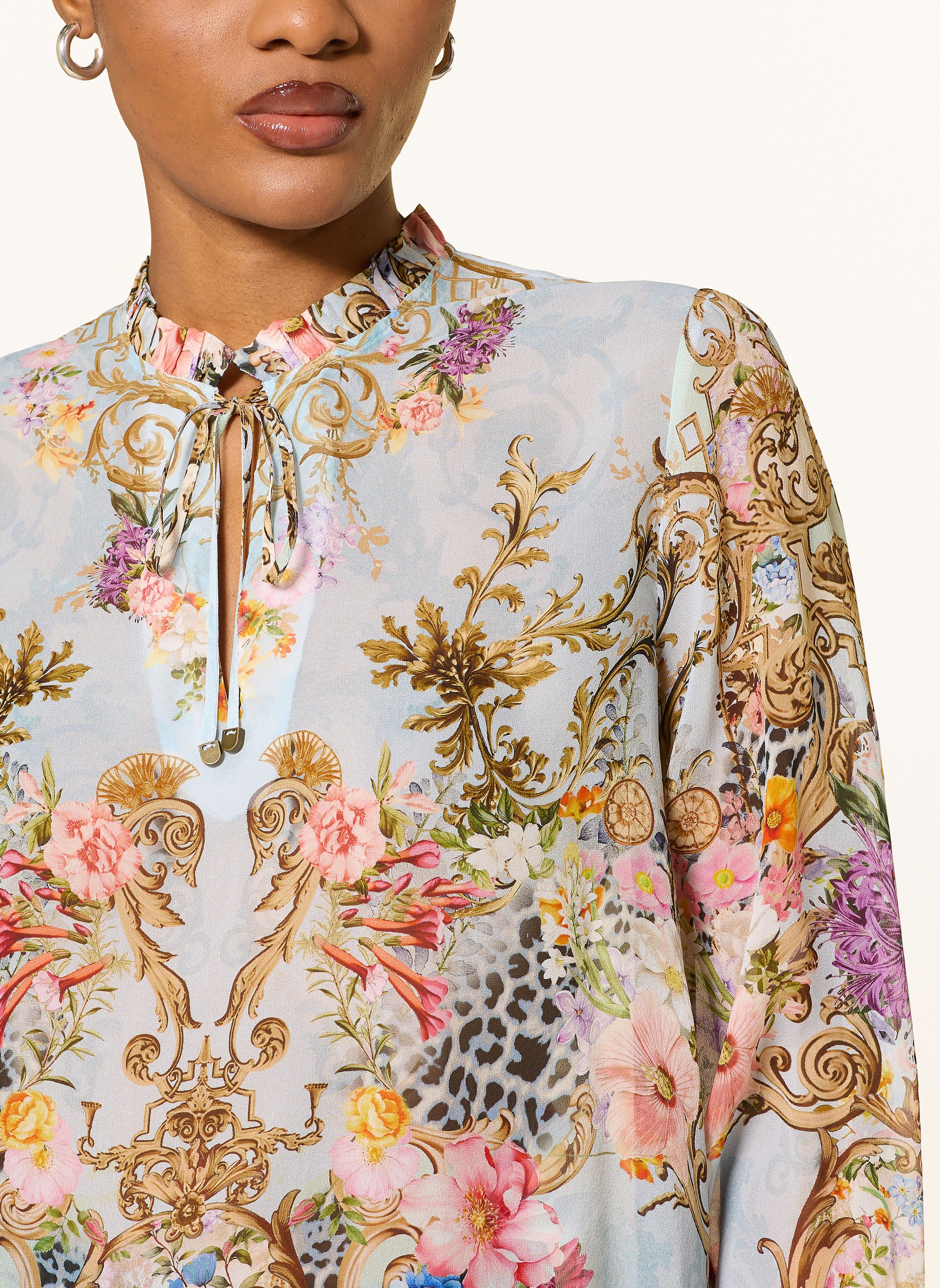 Thumbnail - Princess Goes Hollywood Blusenshirt Aus Seide blau