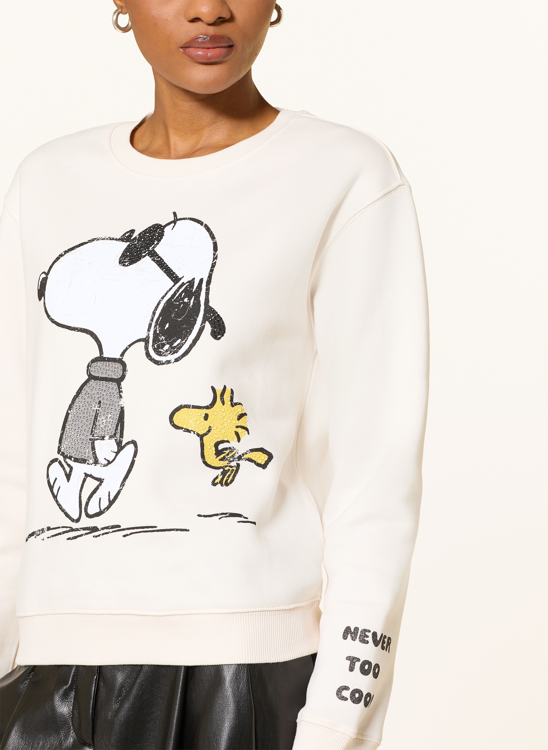 Thumbnail - Princess Goes Hollywood Sweatshirt Mit Schmucksteinen weiss