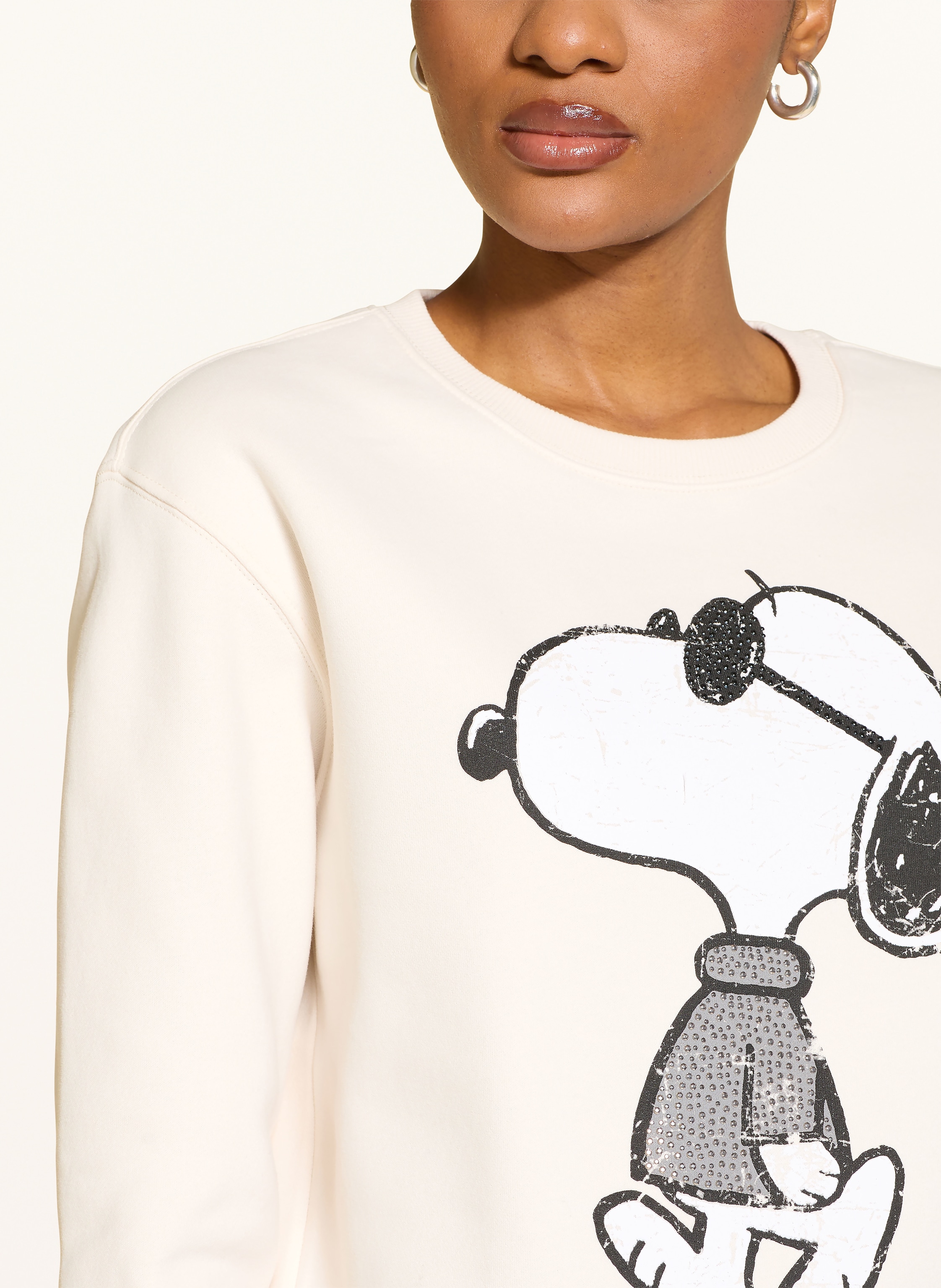 Thumbnail - Princess Goes Hollywood Sweatshirt Mit Schmucksteinen weiss