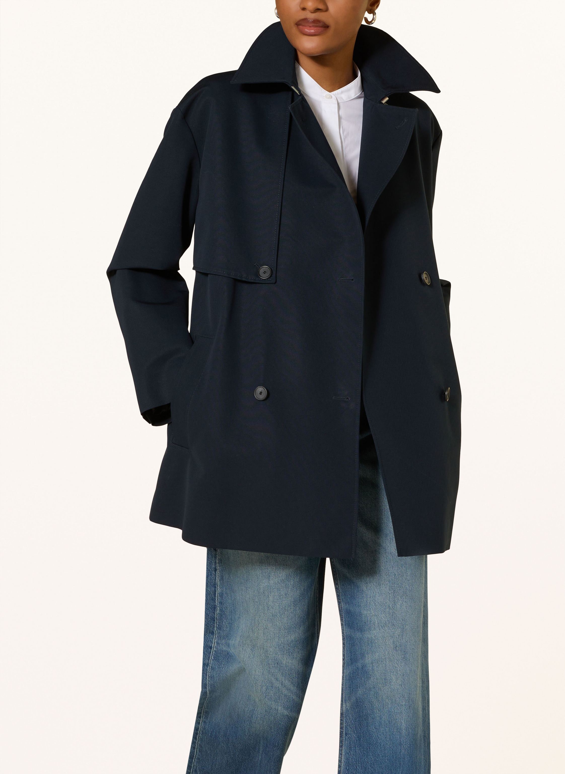 Thumbnail - Boss Trenchcoat Cromas blau