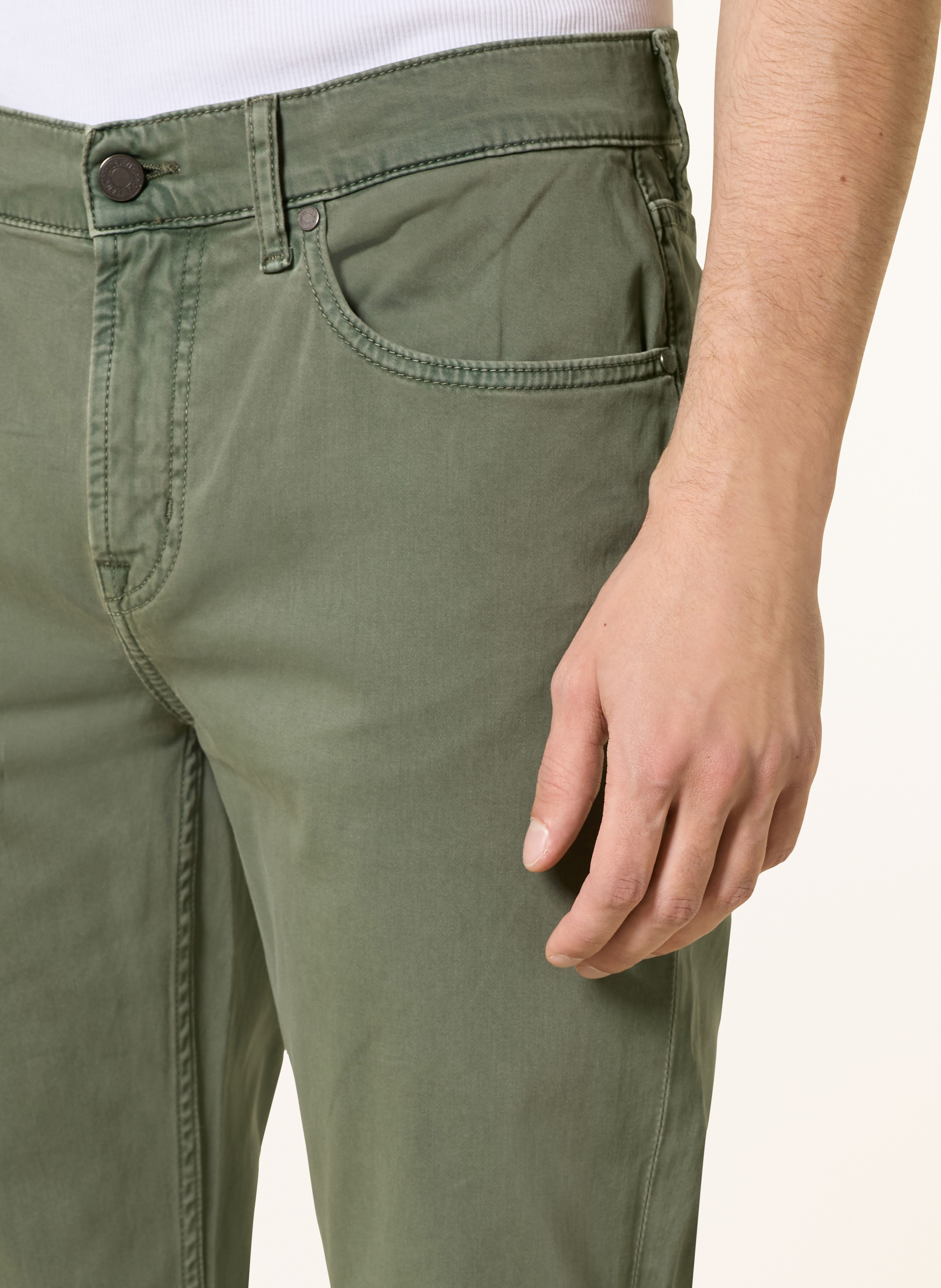 Thumbnail - 7 For All Mankind Hose The Straight 34 Straight Fit gruen