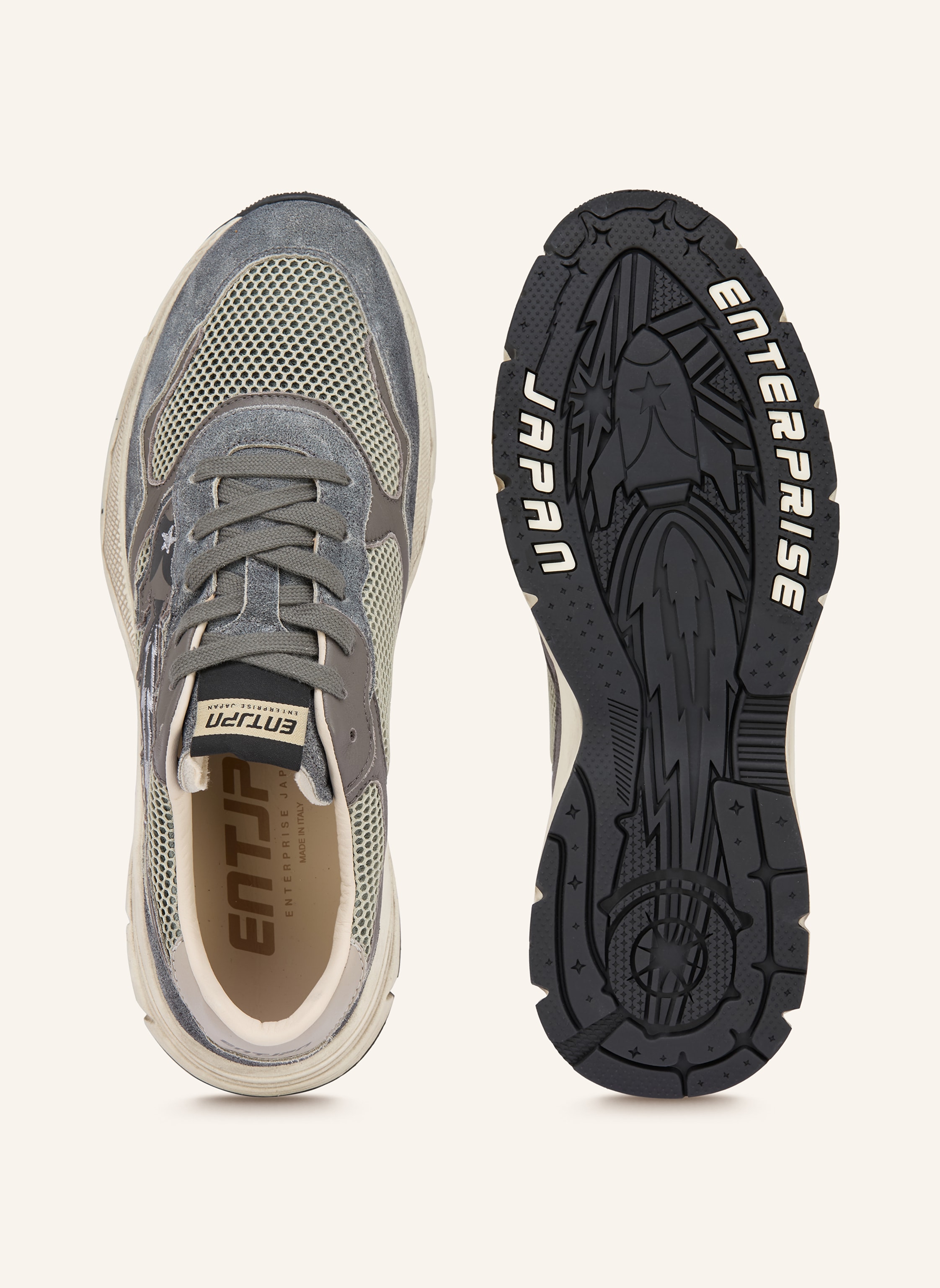 Thumbnail - Enterprise Japan Sneaker Run Rocket 4 grau
