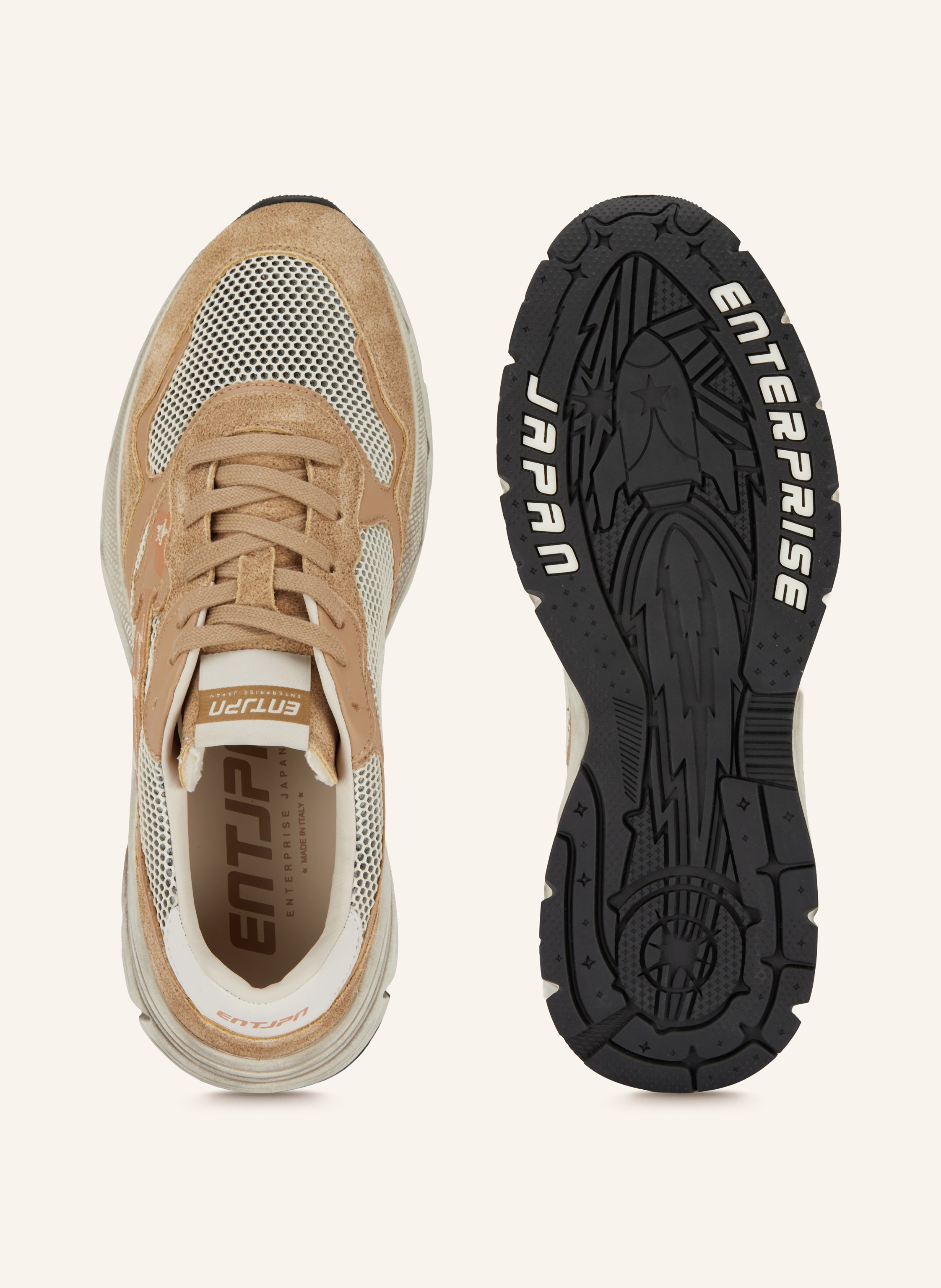 Thumbnail - Enterprise Japan Sneaker Run Rocket 4 braun