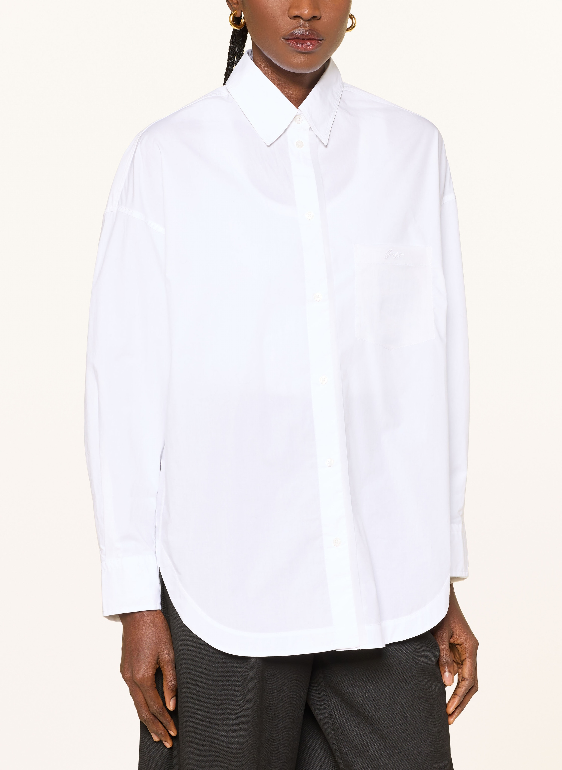 Thumbnail - Boss Hemdbluse Bonsta weiss