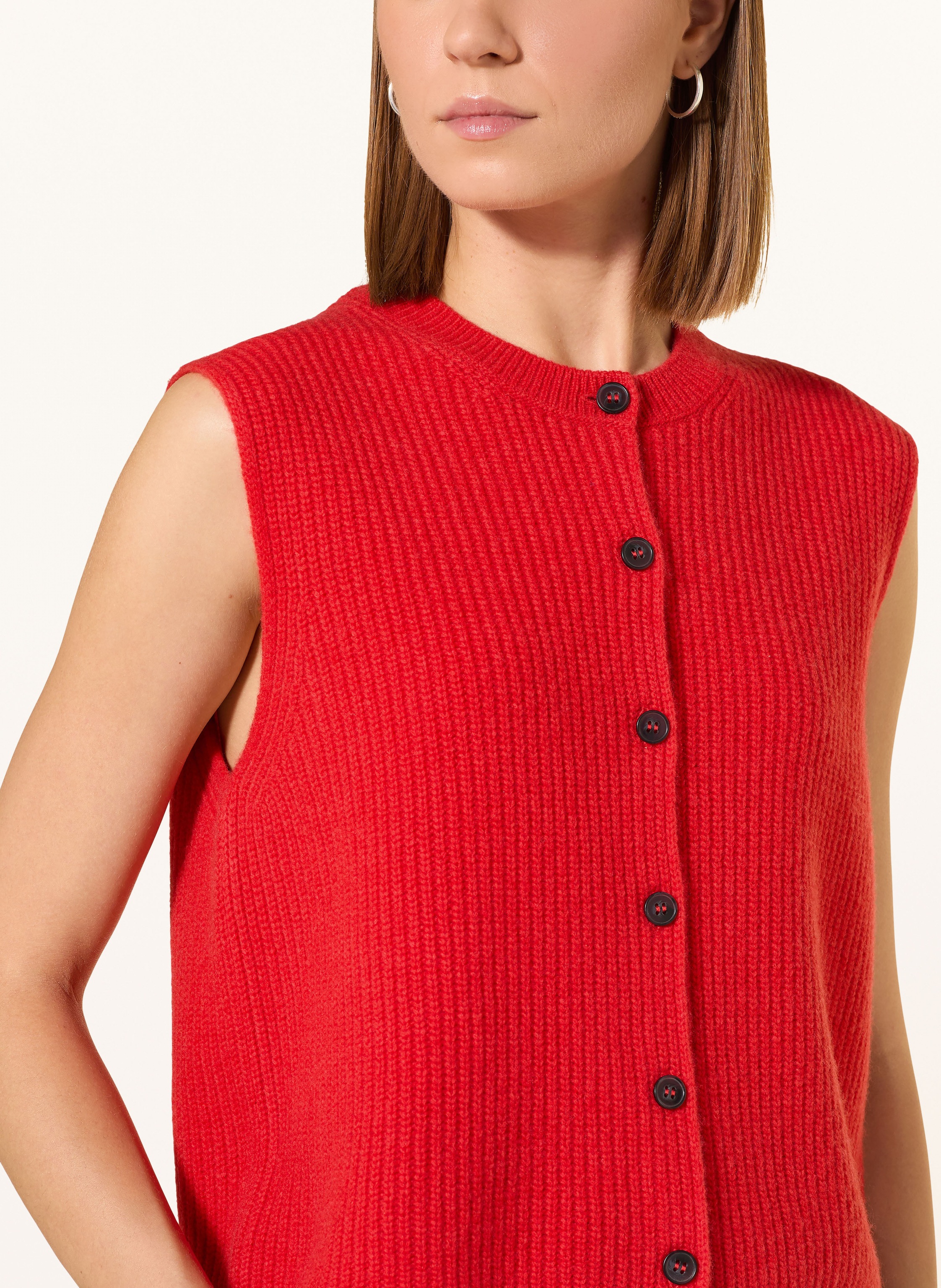 Thumbnail - Marc O'polo Strickweste rot