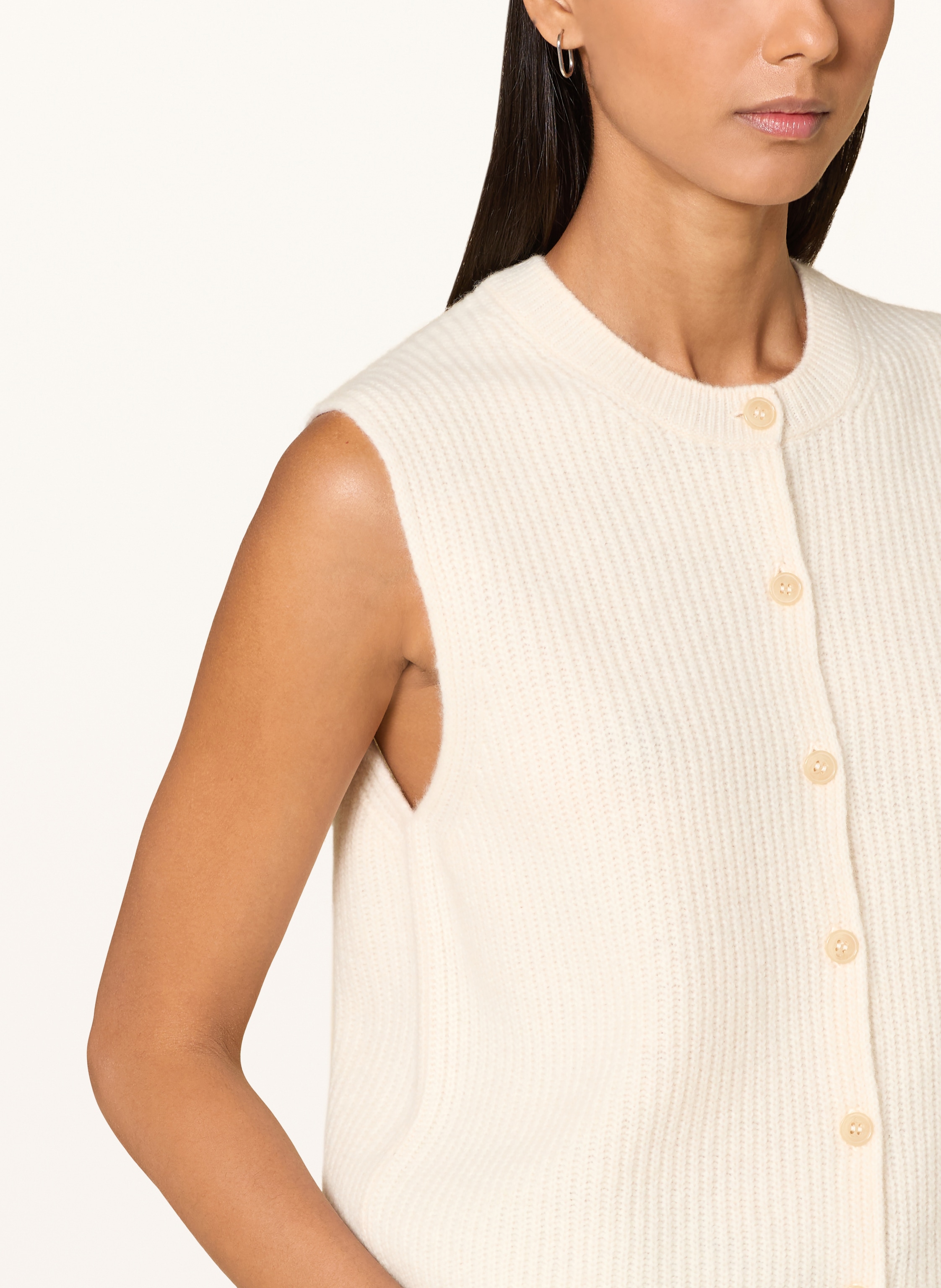 Thumbnail - Marc O'polo Strickweste weiss