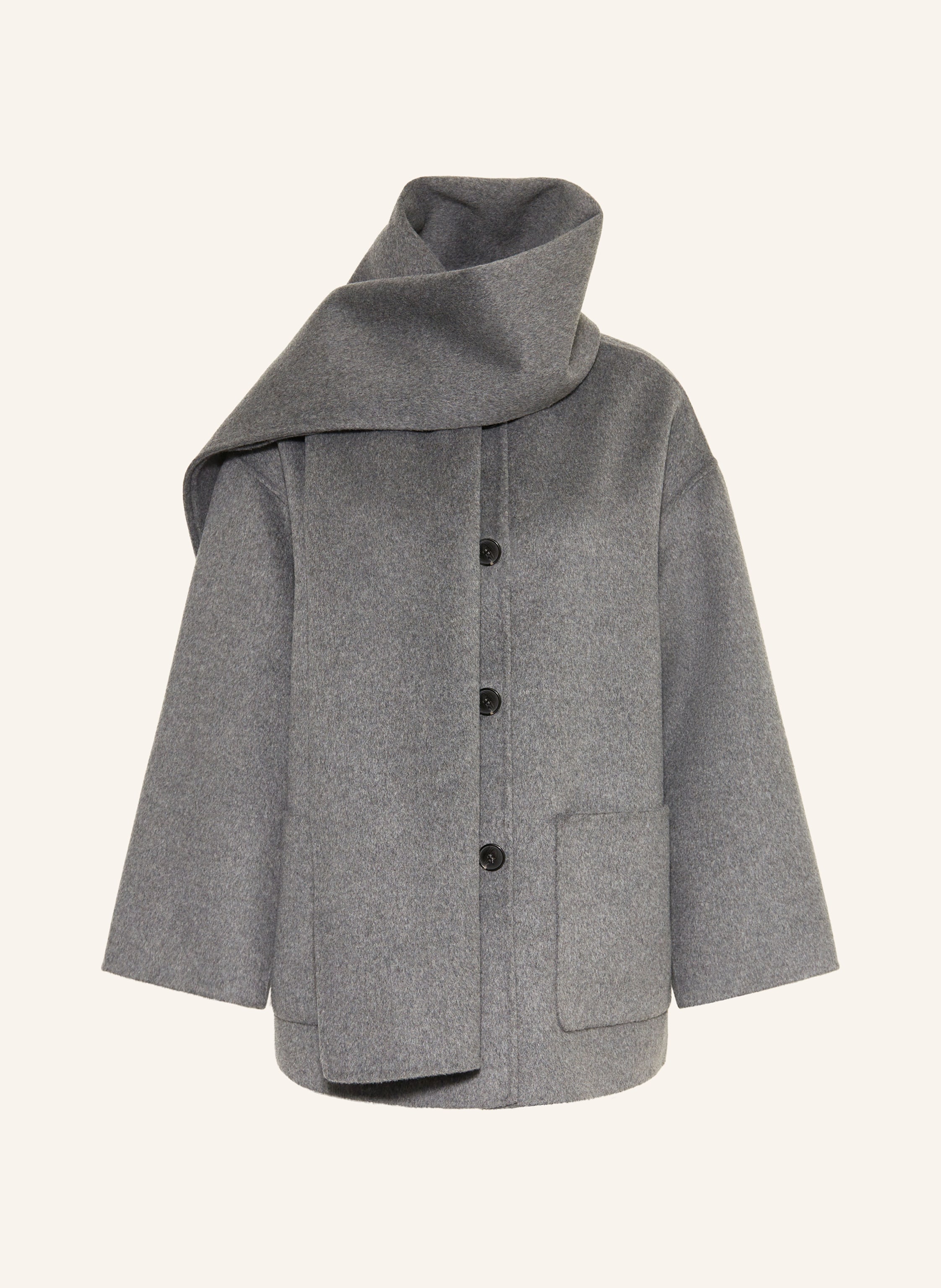 Marc O'polo Jacke Mit Abnehmbarem Kragen grau