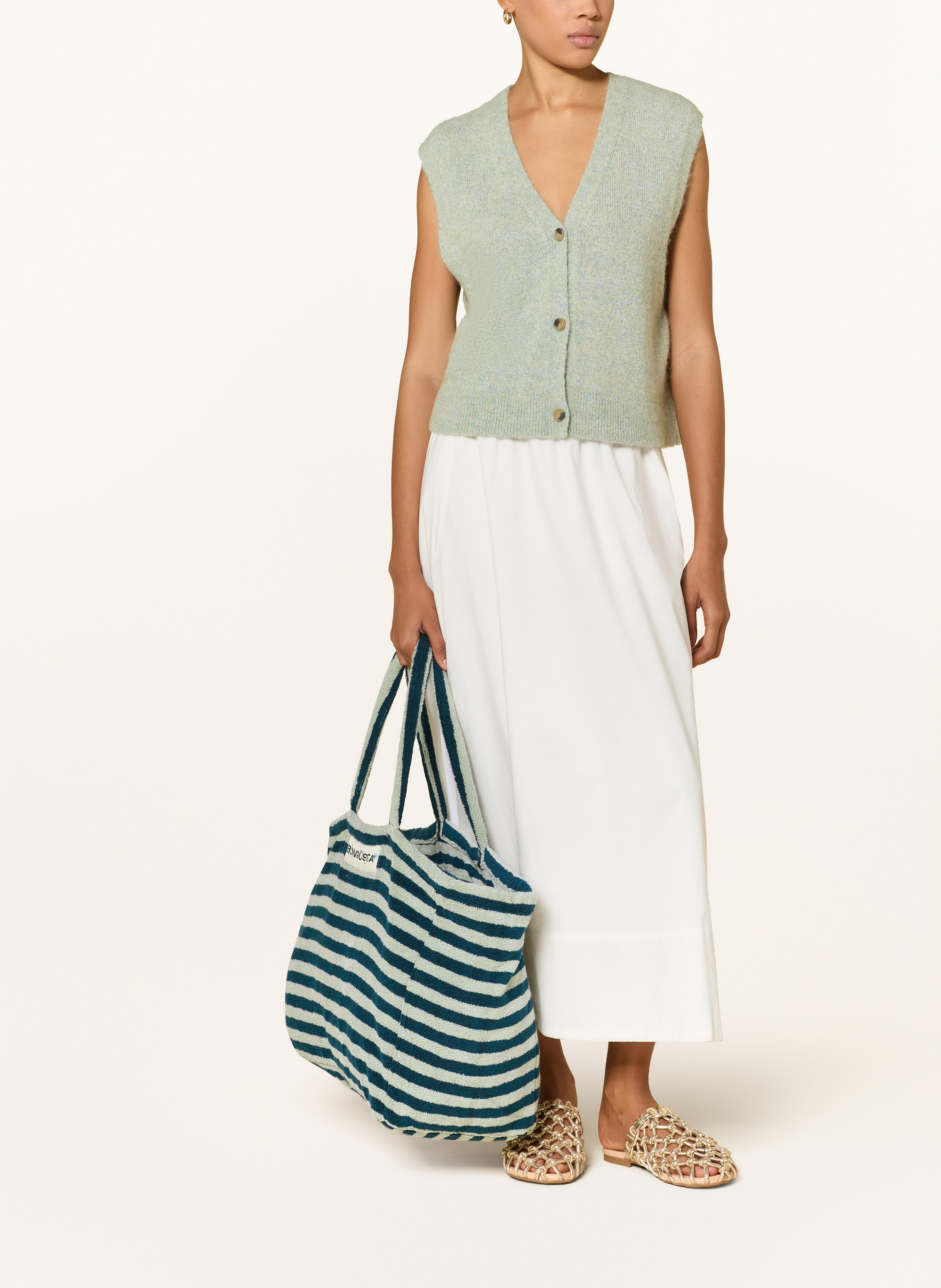 Thumbnail - Bongusta Strandtasche Naram gruen