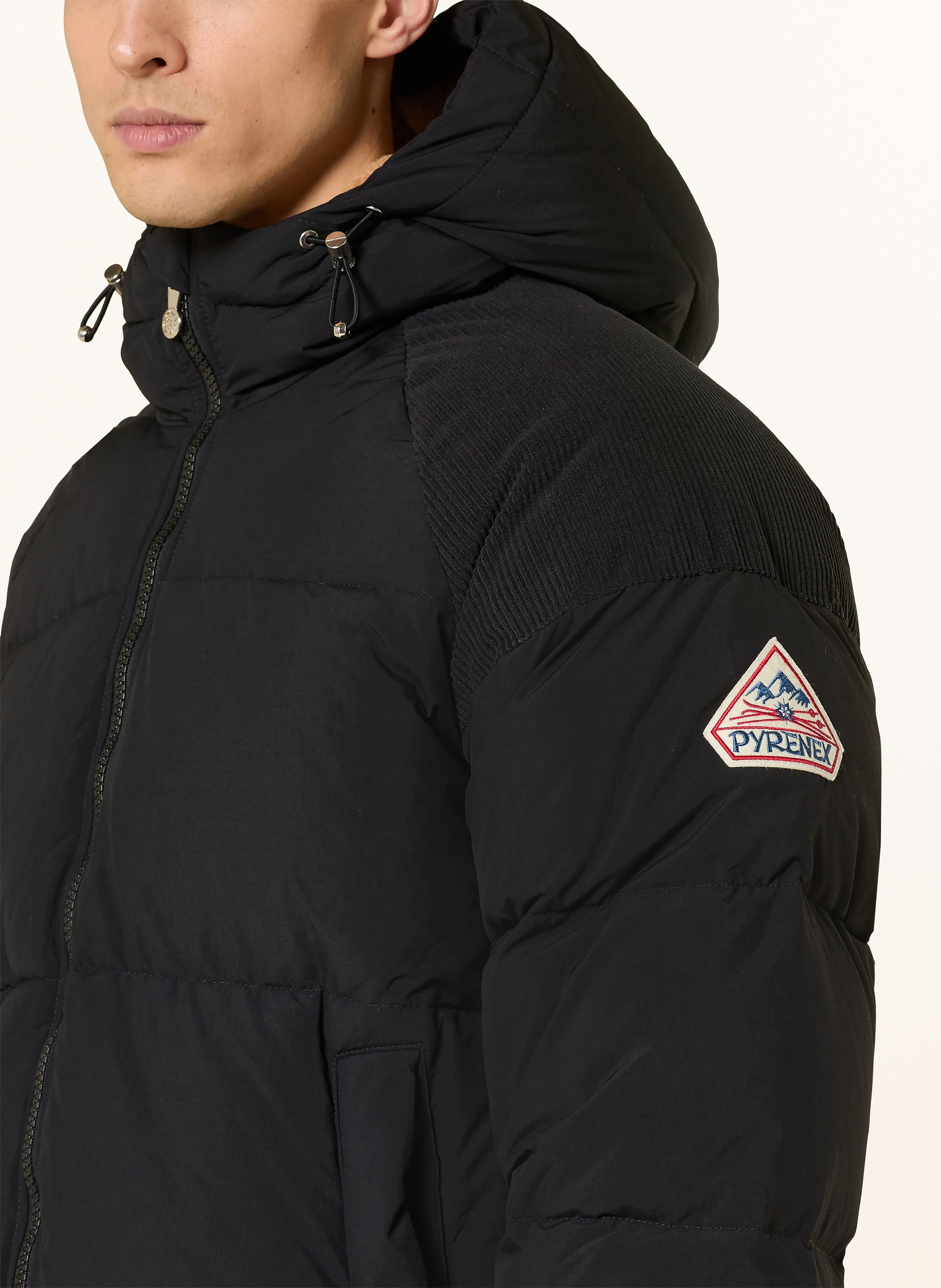 Thumbnail - Pyrenex Daunenjacke Retro Sten schwarz