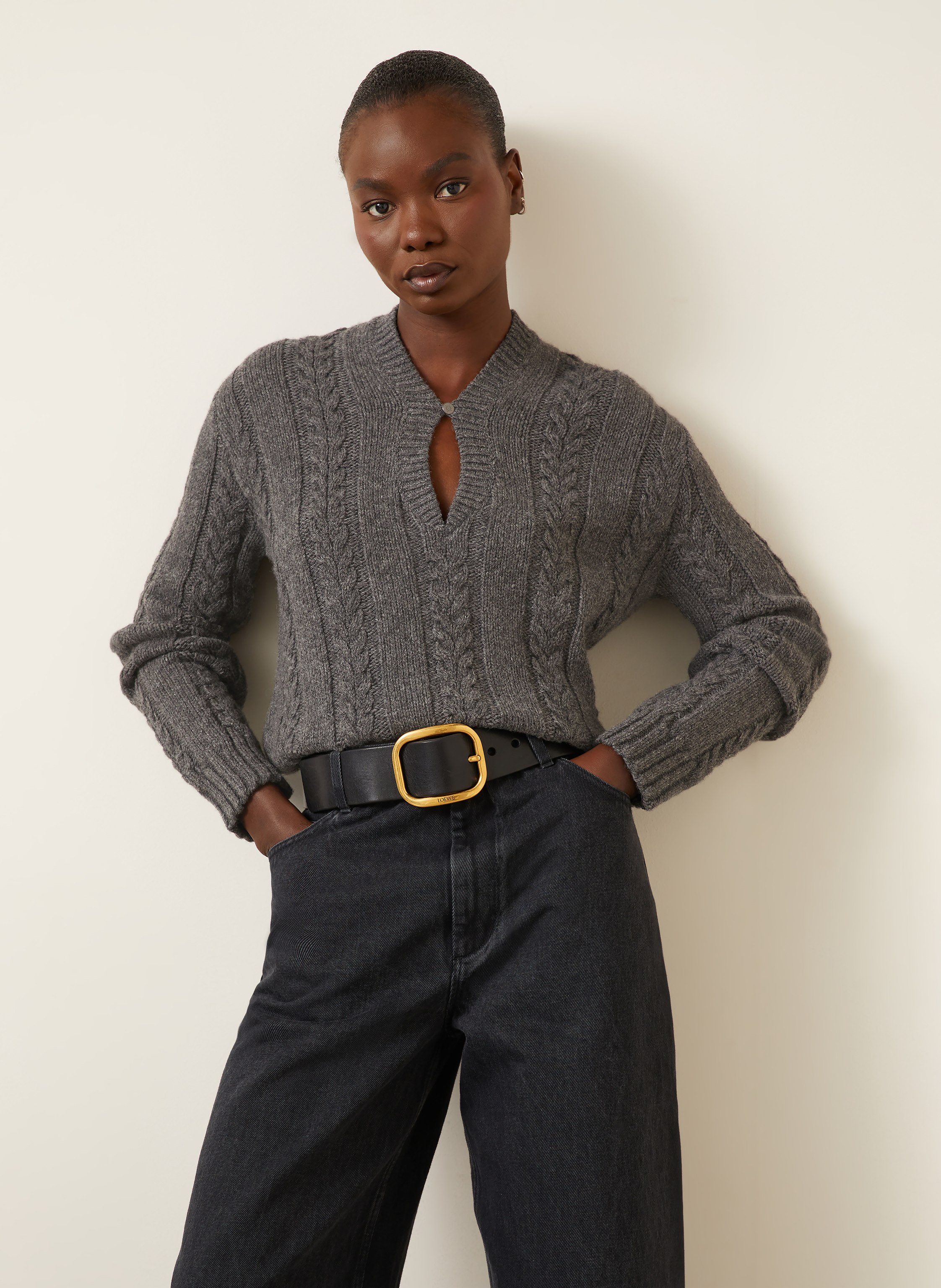 Thumbnail - Loewe Pullover grau