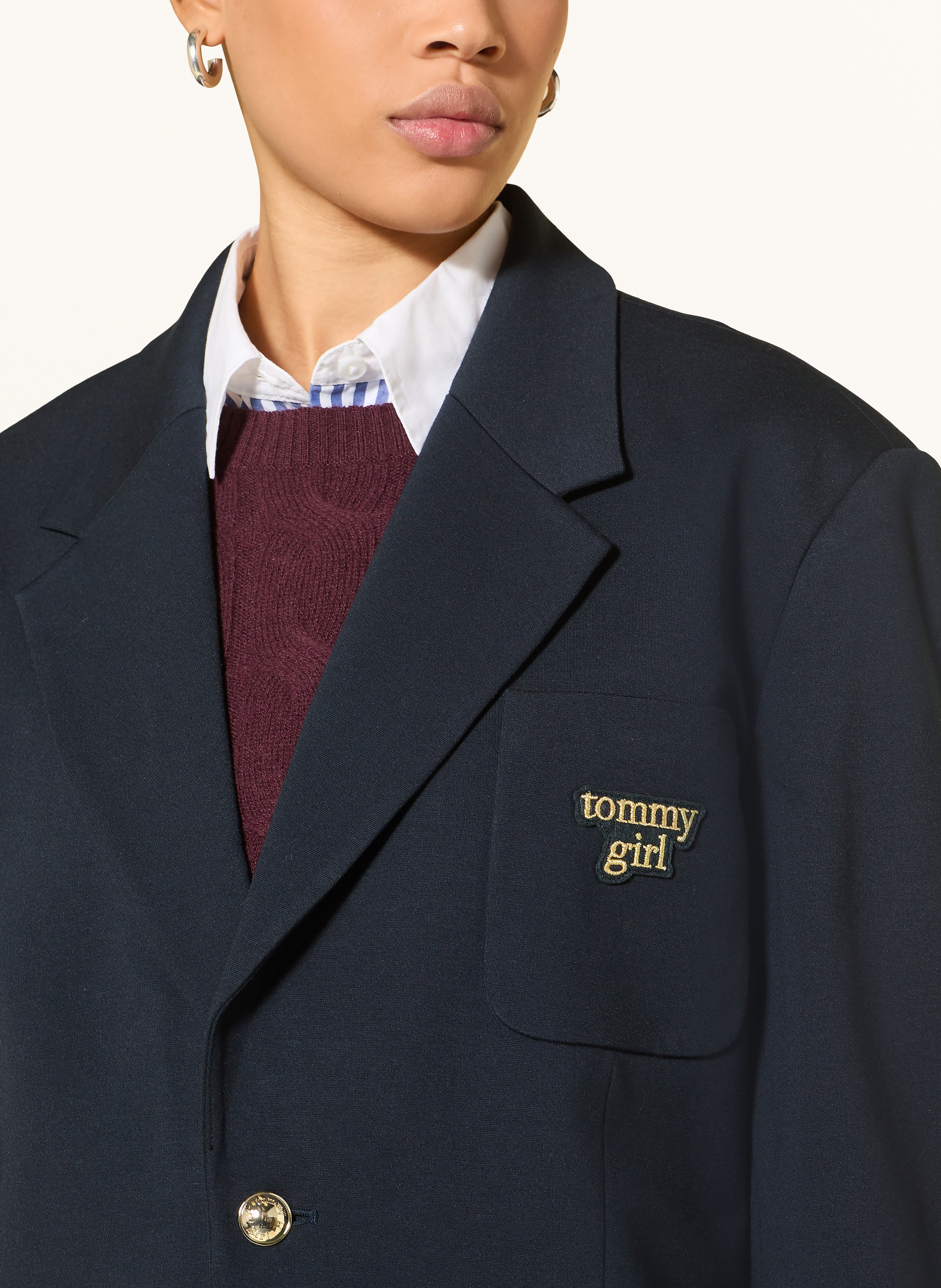 Thumbnail - Tommy Jeans Longblazer blau