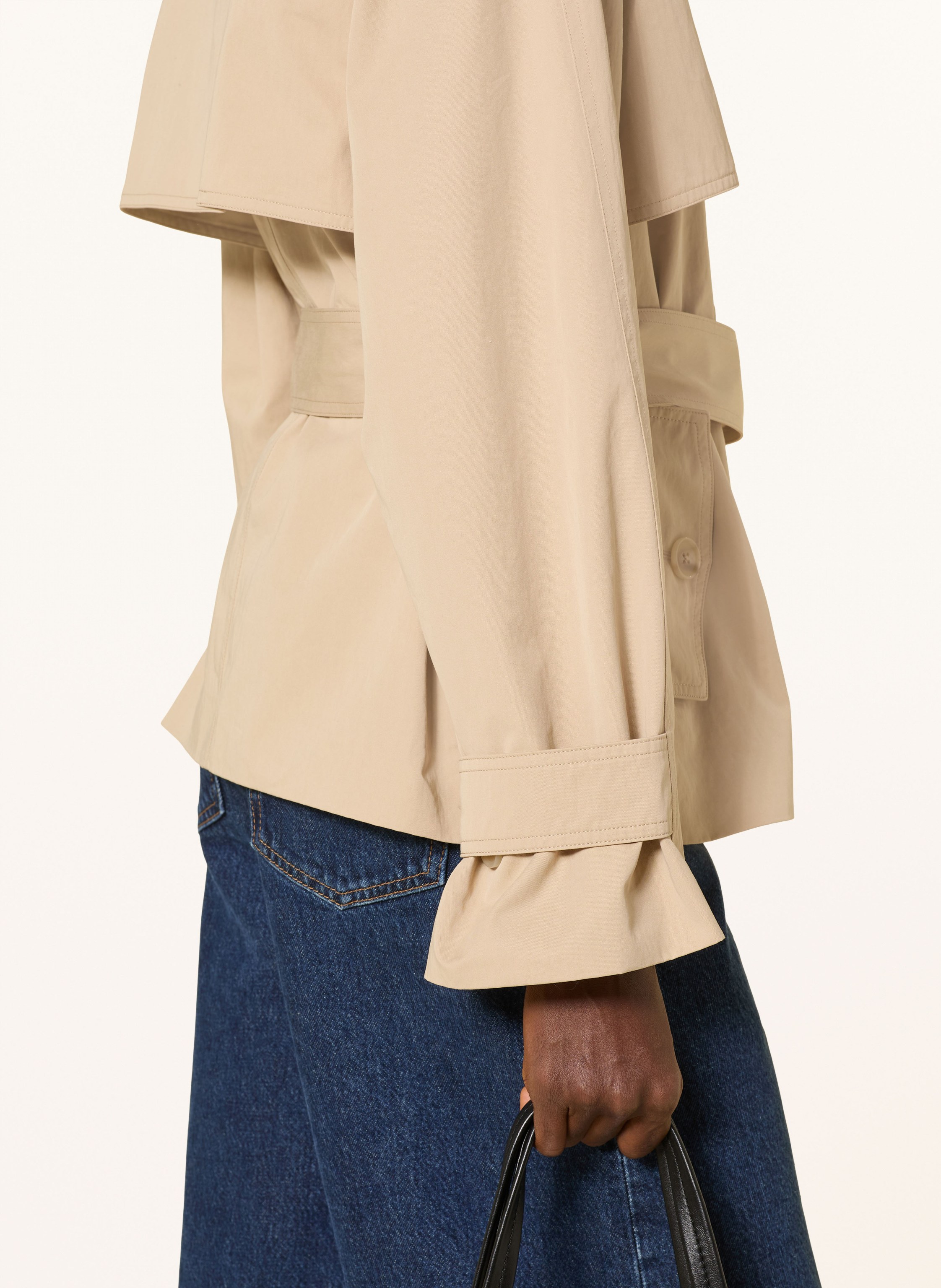 Thumbnail - Mrs & Hugs Trench-Jacke beige