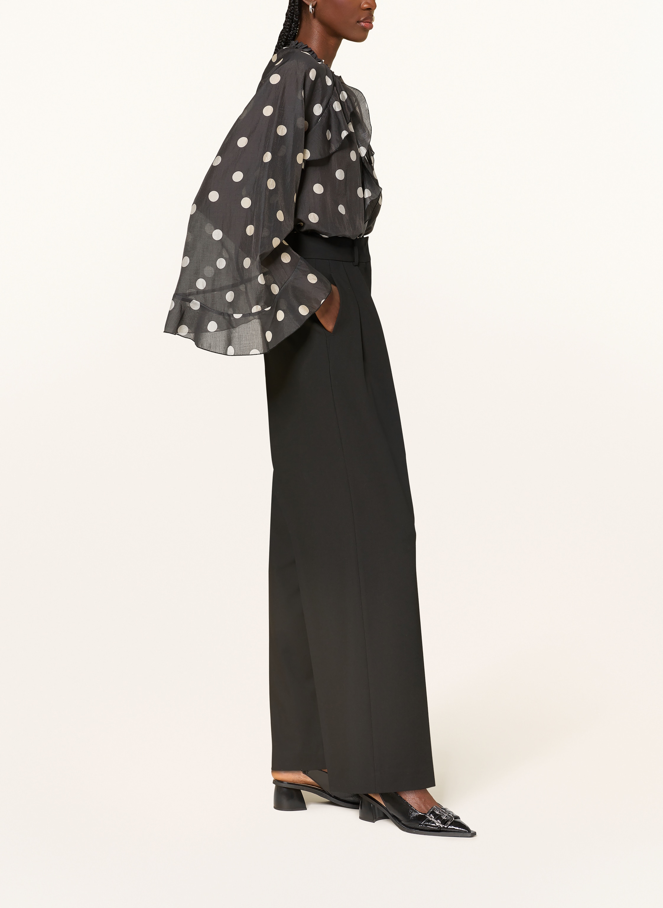 Thumbnail - Mrs & Hugs Marlenehose schwarz