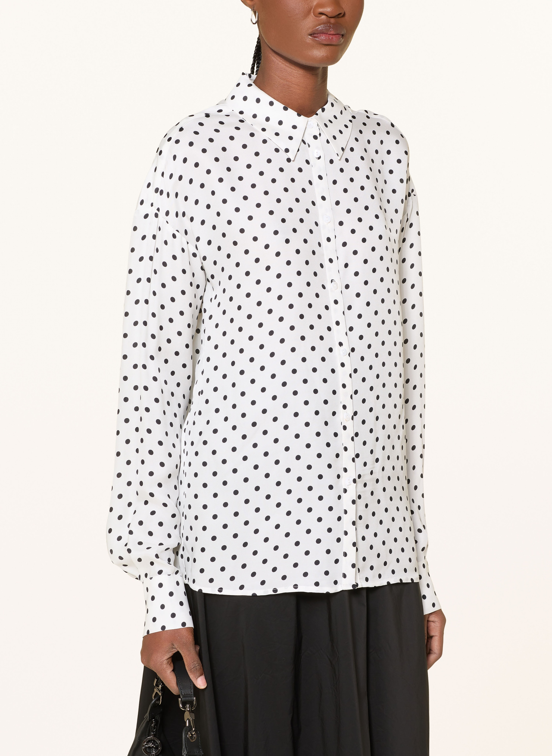 Thumbnail - Darling Harbour Hemdbluse Mit Seide weiss