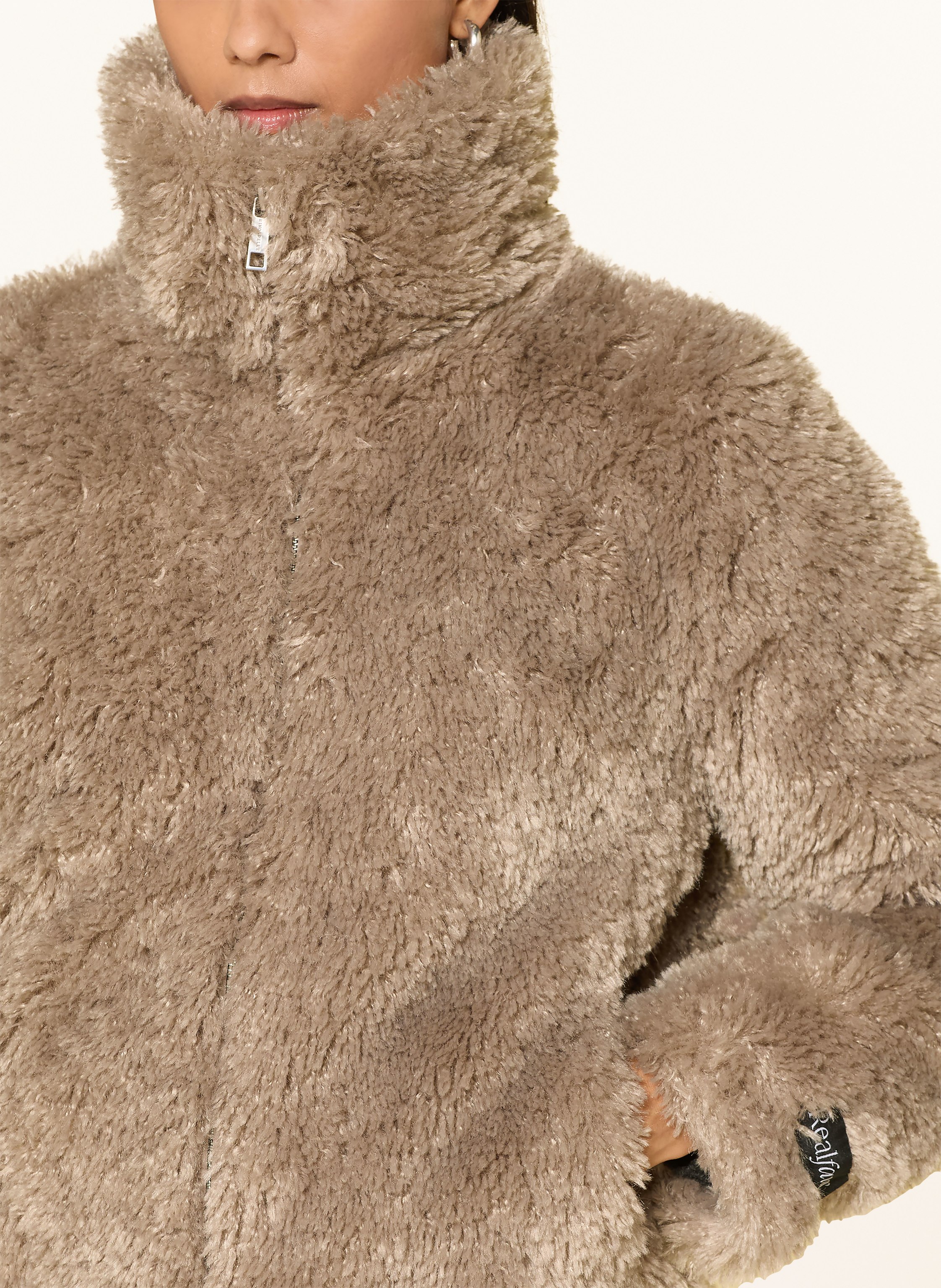 Thumbnail - Rino & Pelle Kunstfell-Jacke beige