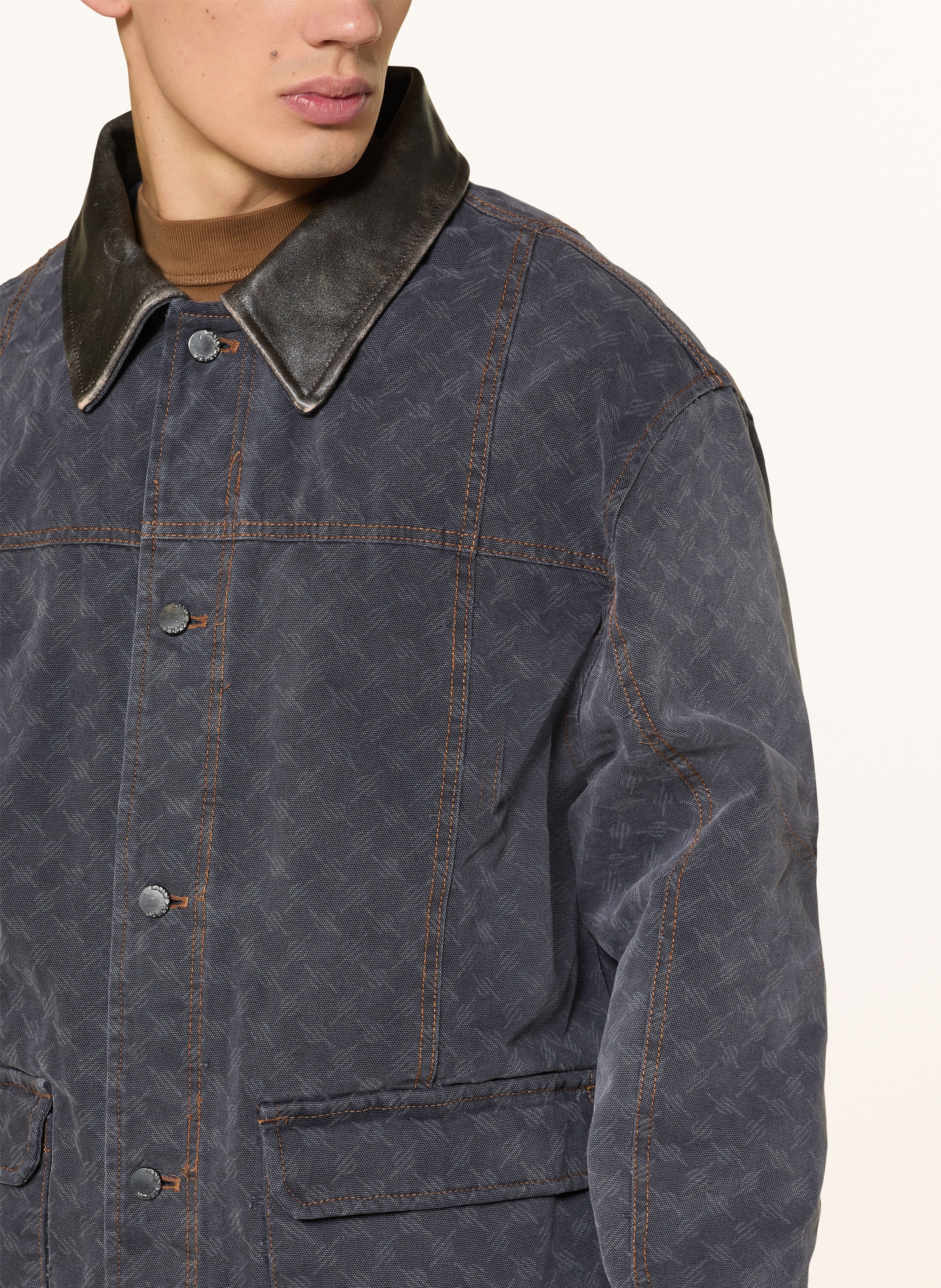 Thumbnail - Daily Paper Jeansjacke grau