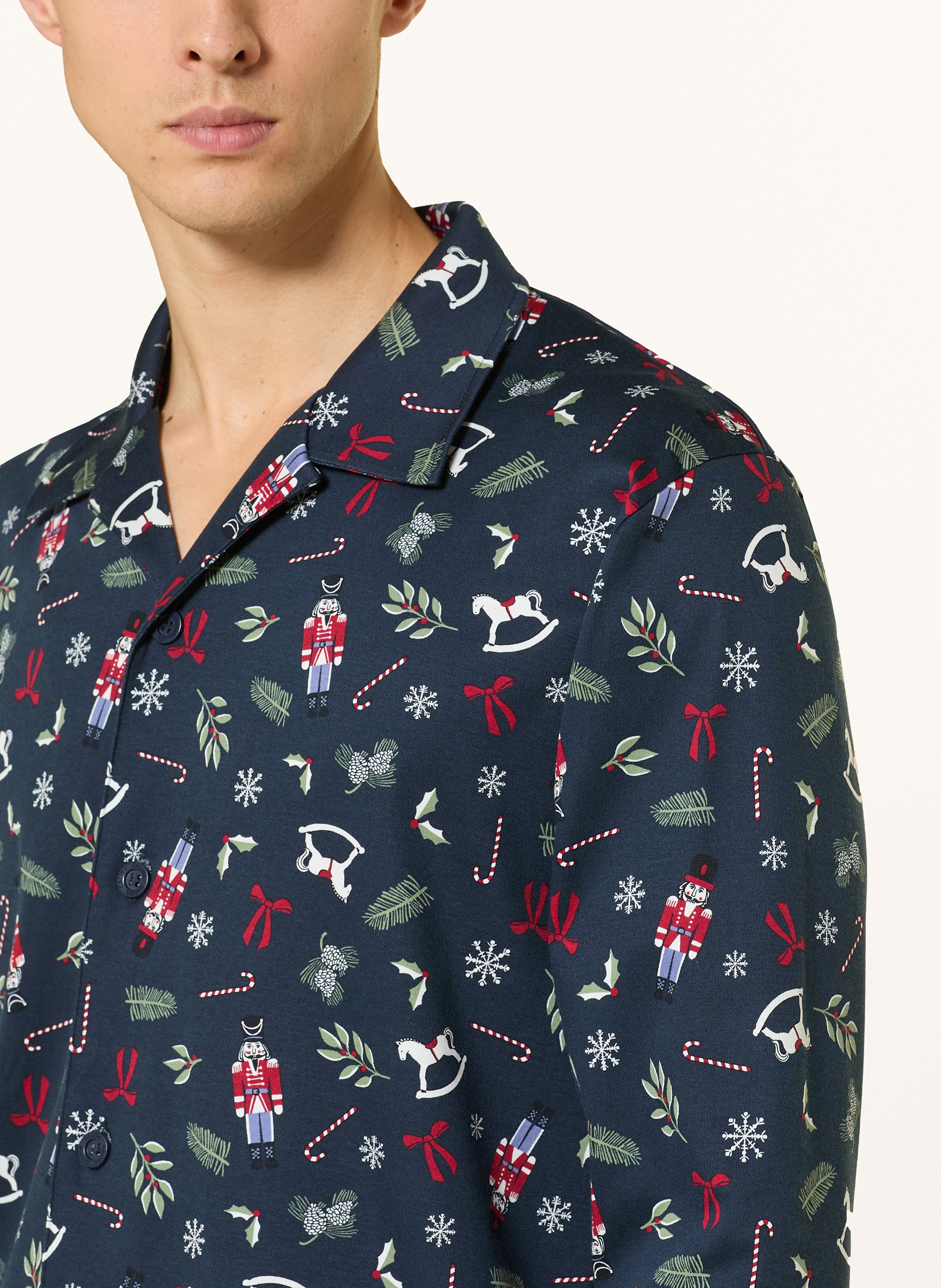 Thumbnail - Calida Schlafanzug Family & Friends blau