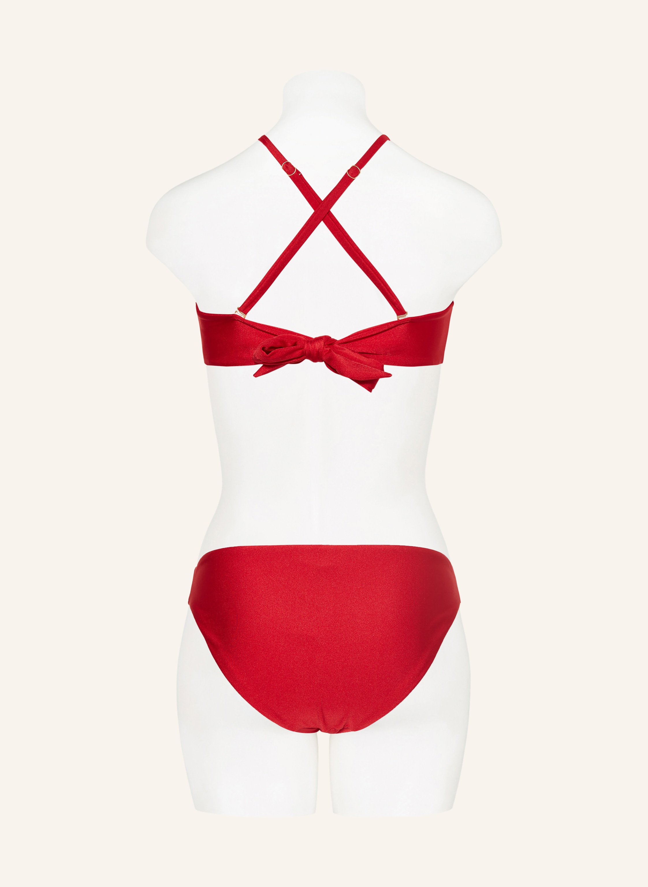 Thumbnail - Seafolly Bralette-Bikini-Top Palermo Mit Schmuckperlen rot