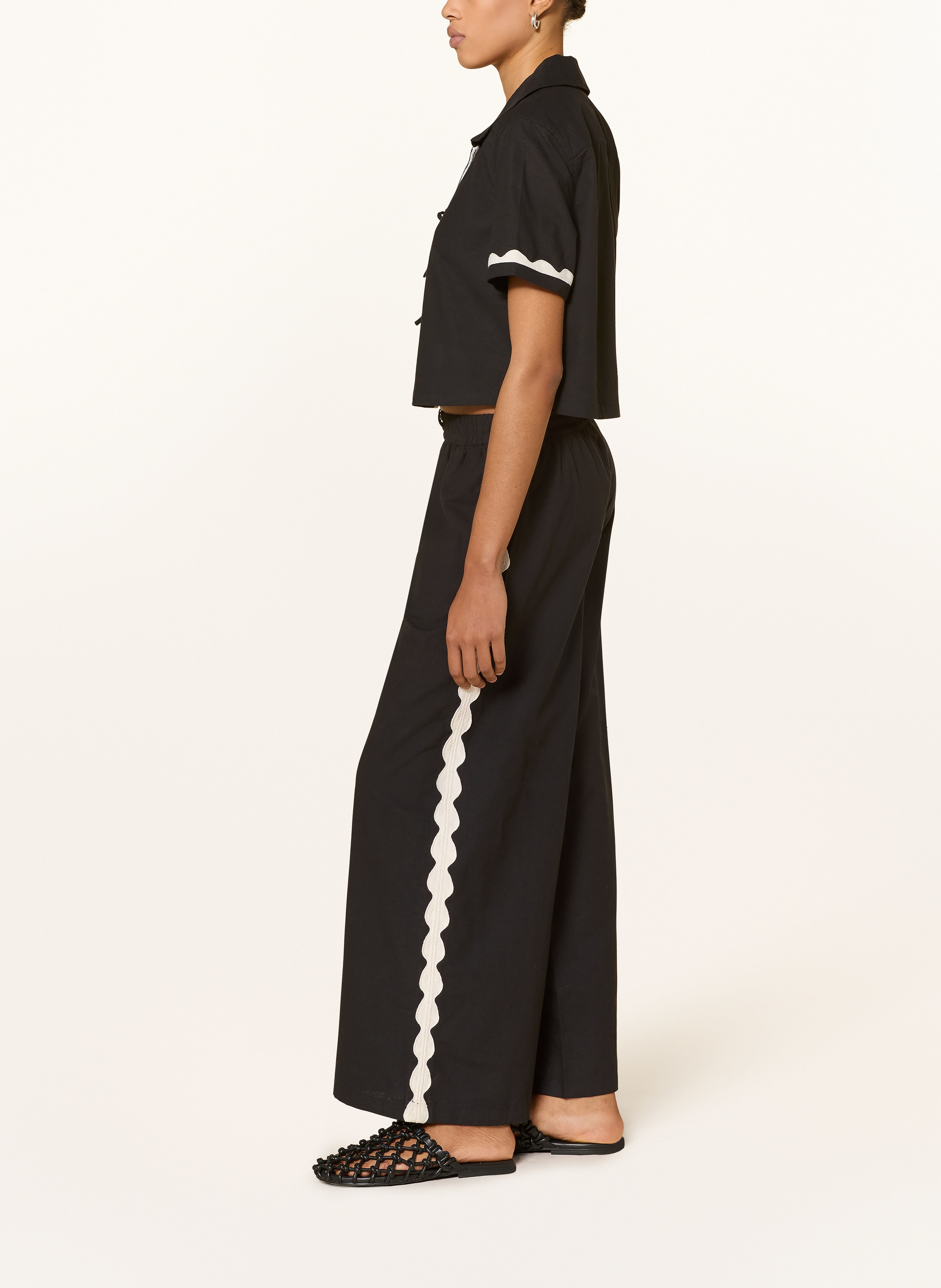 Thumbnail - Seafolly Marlenehose schwarz