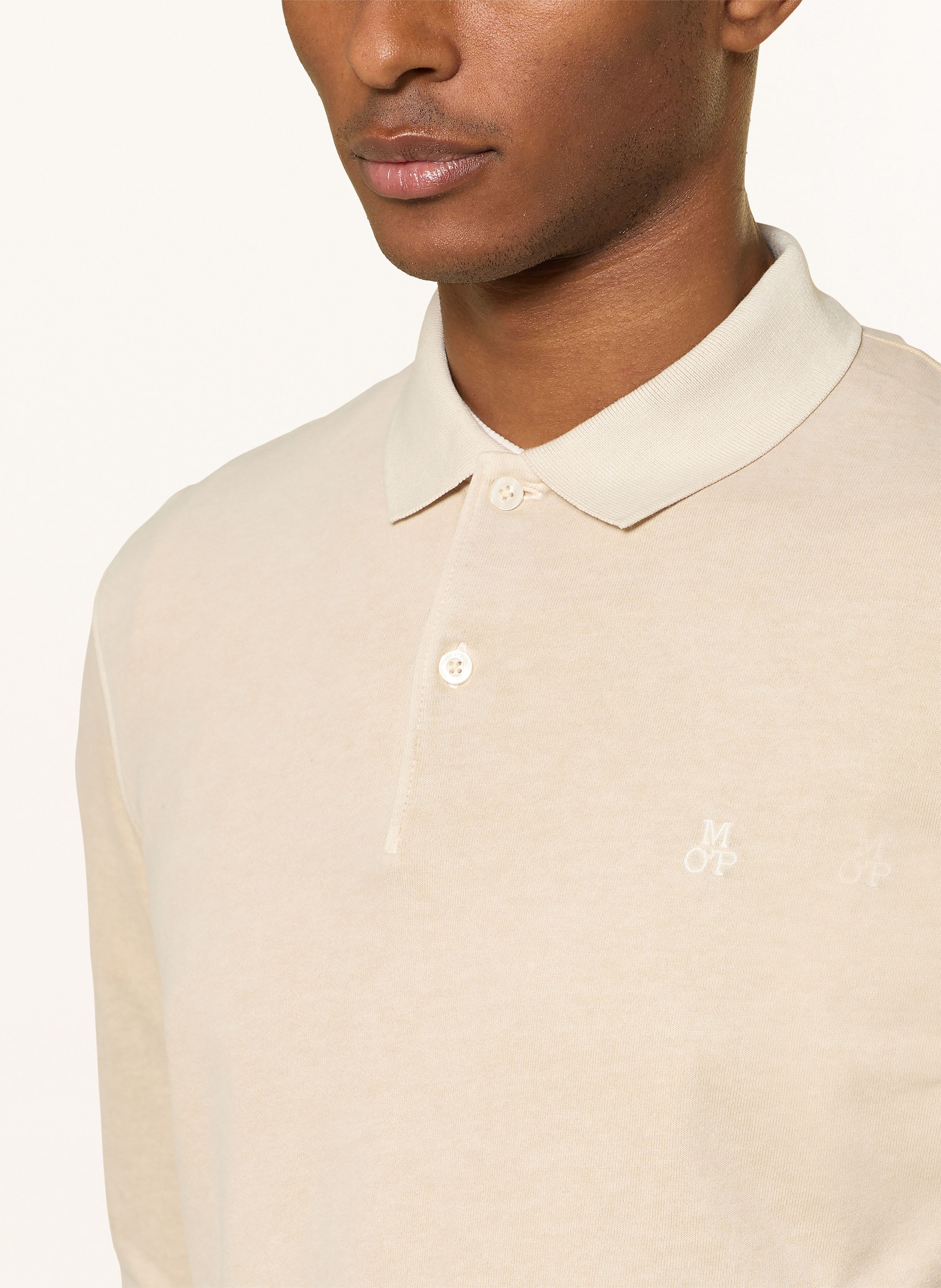 Thumbnail - Marc O'polo Jersey-Poloshirt beige