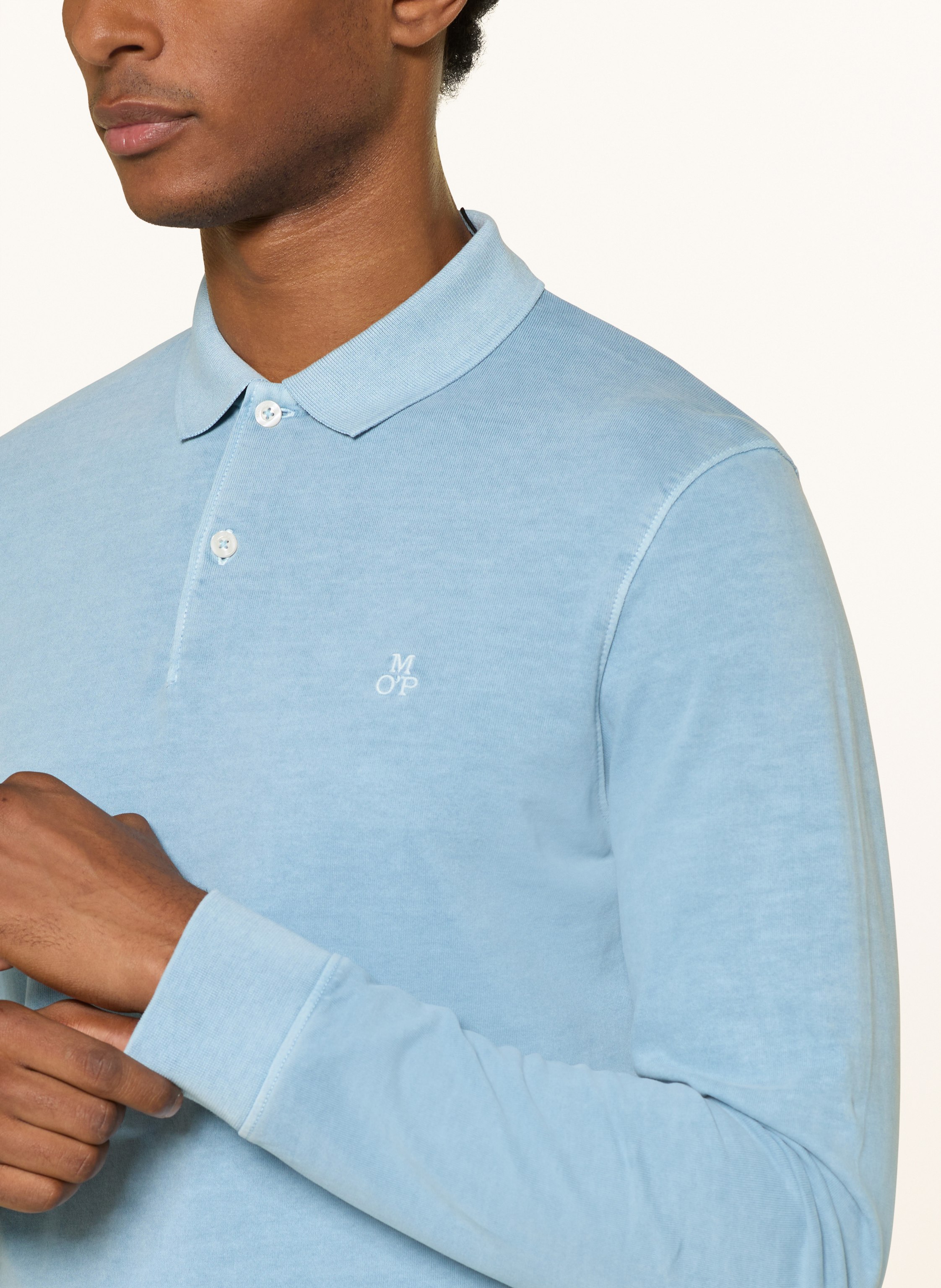 Thumbnail - Marc O'polo Jersey-Poloshirt blau